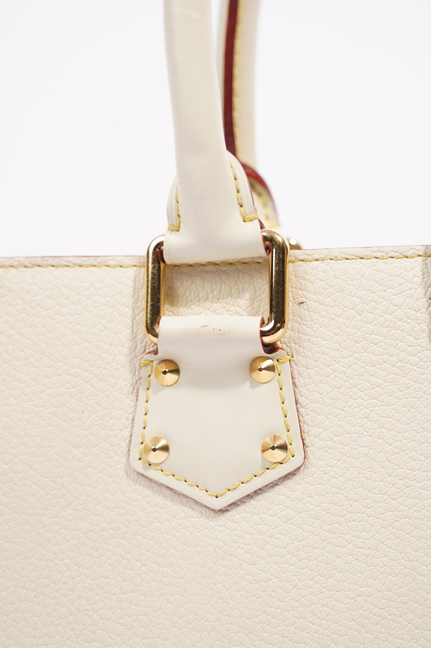 Louis Vuitton Womens Vintage Suhali Le Fabuleux Tote Bag White / Gold
