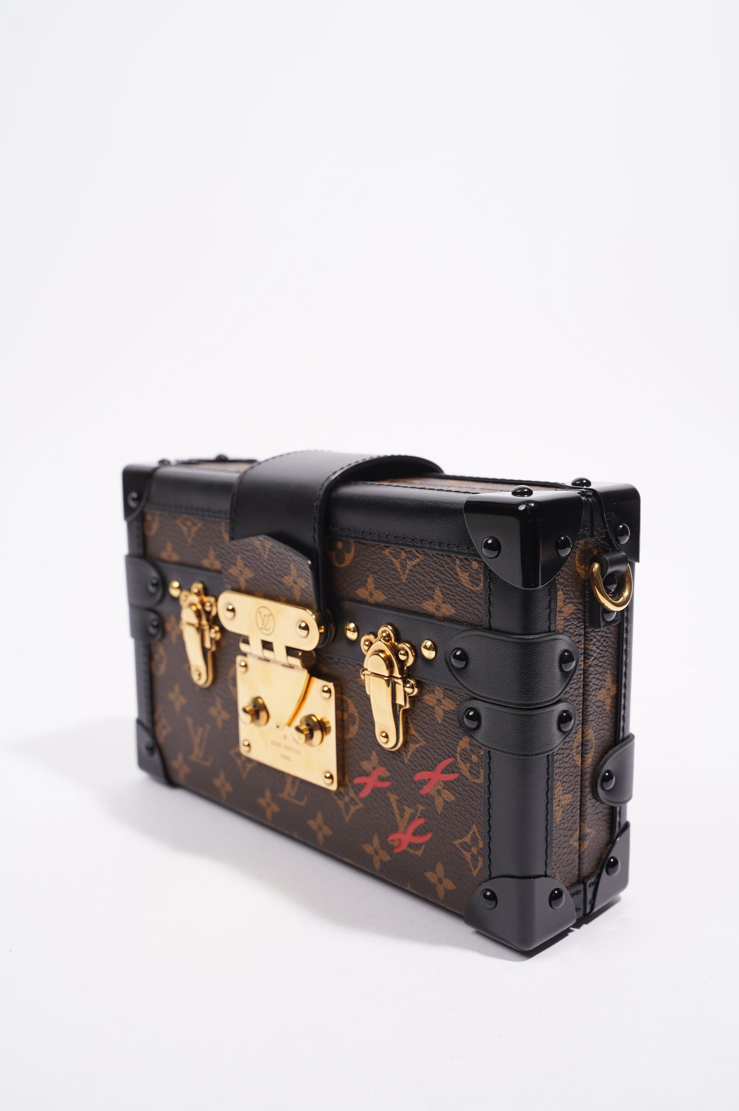 Louis Vuitton Womens Petite Malle Monogram / Black