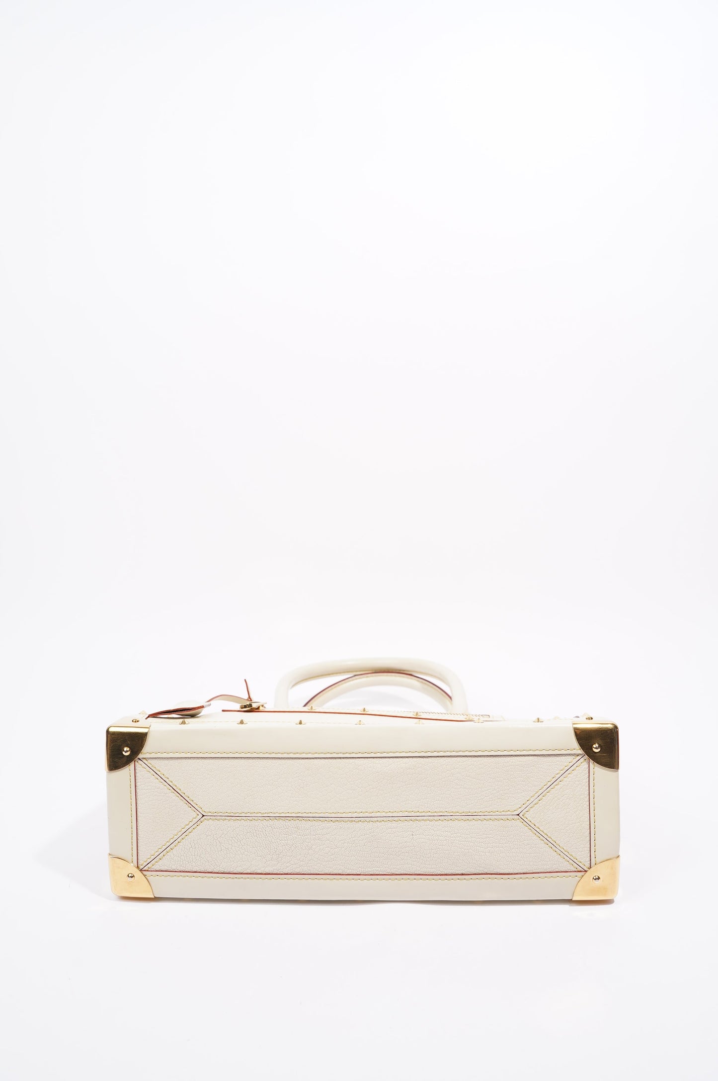 Louis Vuitton Womens Vintage Suhali Le Fabuleux Tote Bag White / Gold