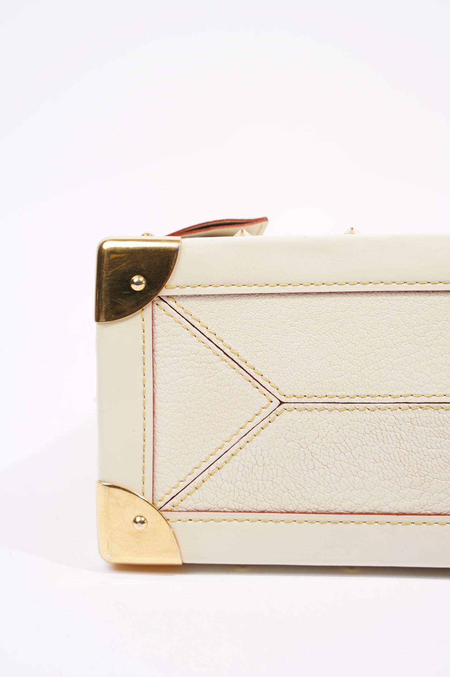 Louis Vuitton Womens Vintage Suhali Le Fabuleux Tote Bag White / Gold