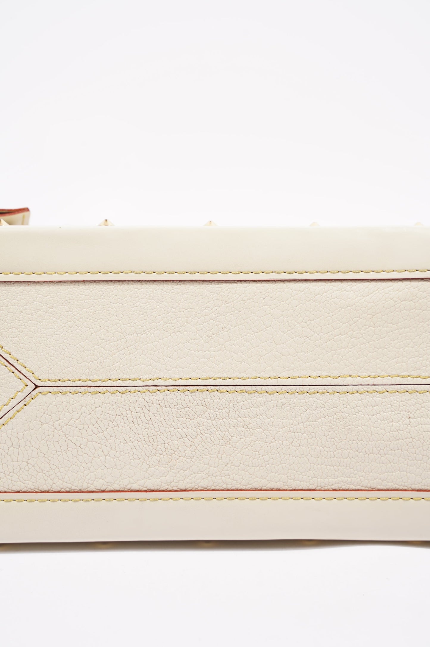Louis Vuitton Womens Vintage Suhali Le Fabuleux Tote Bag White / Gold