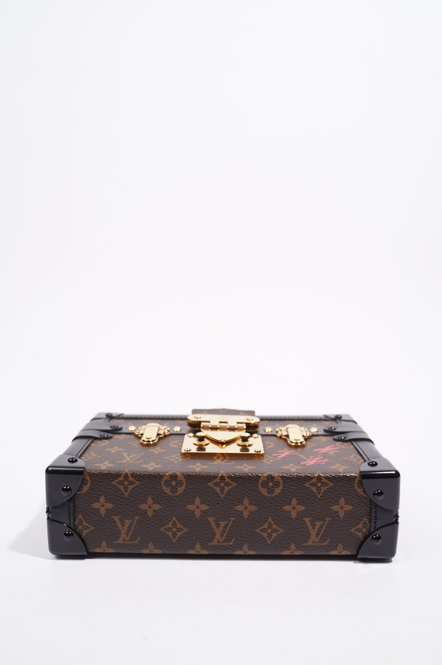 Louis Vuitton Womens Petite Malle Monogram / Black