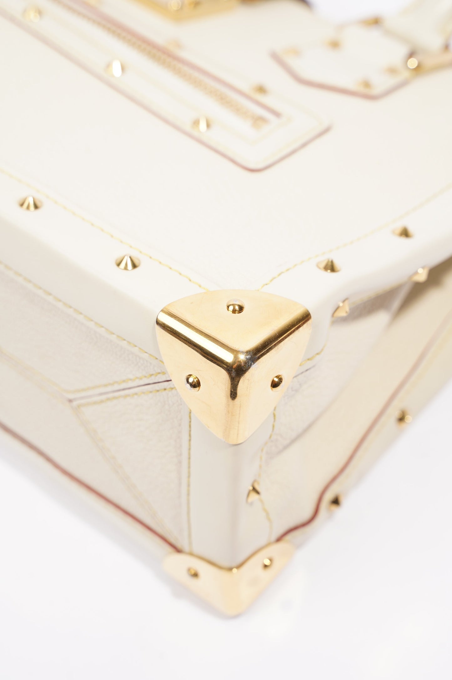 Louis Vuitton Womens Vintage Suhali Le Fabuleux Tote Bag White / Gold