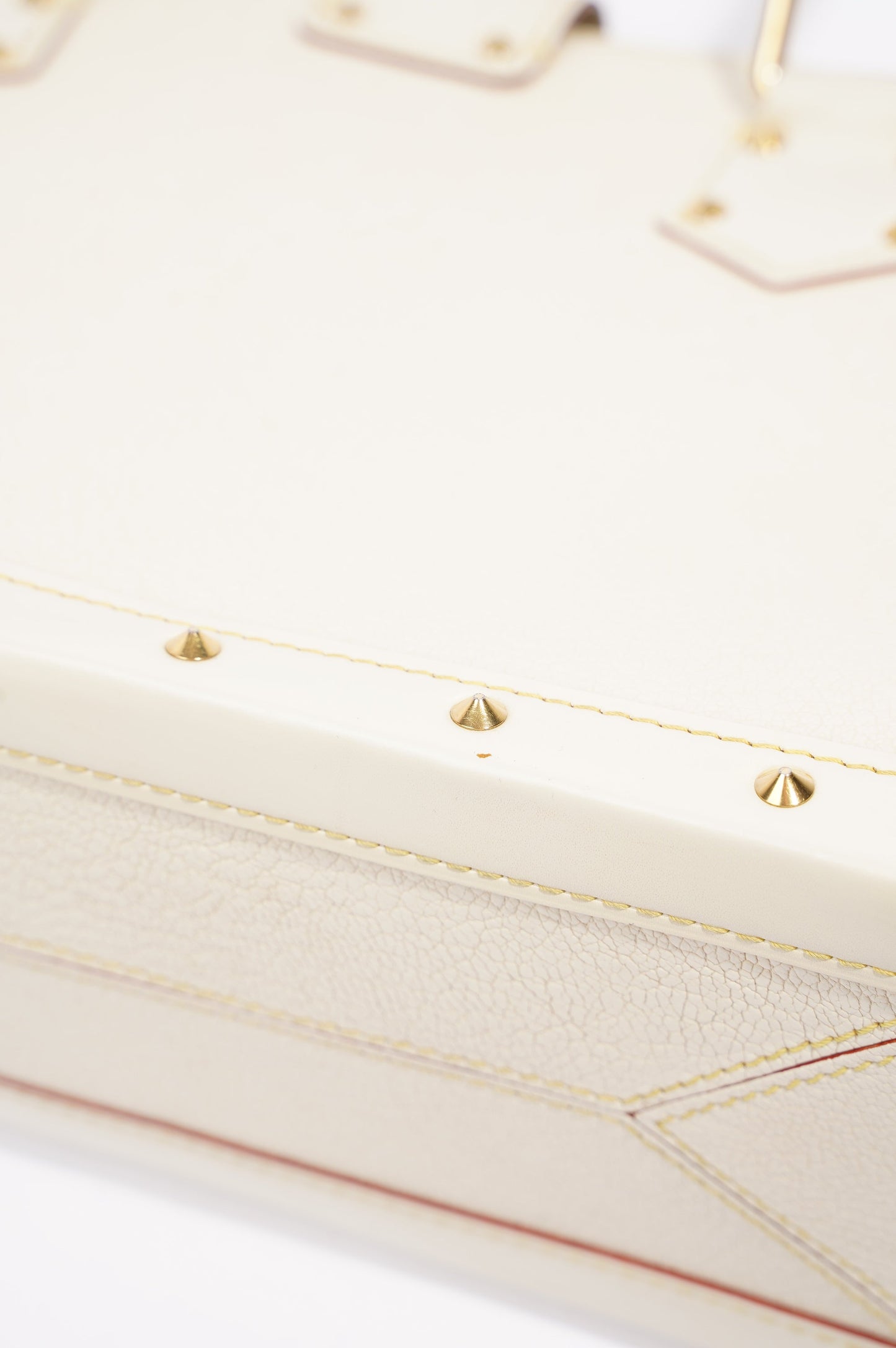 Louis Vuitton Womens Vintage Suhali Le Fabuleux Tote Bag White / Gold