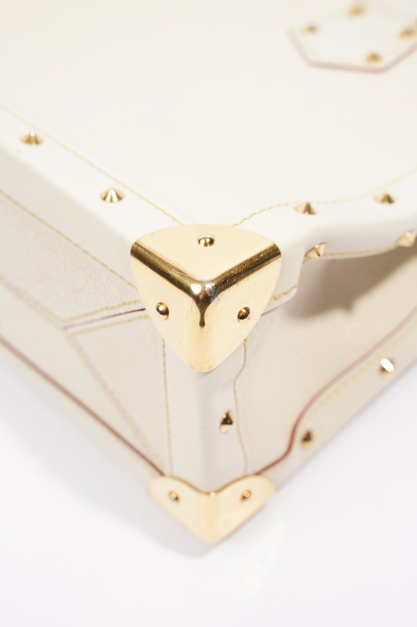 Louis Vuitton Womens Vintage Suhali Le Fabuleux Tote Bag White / Gold