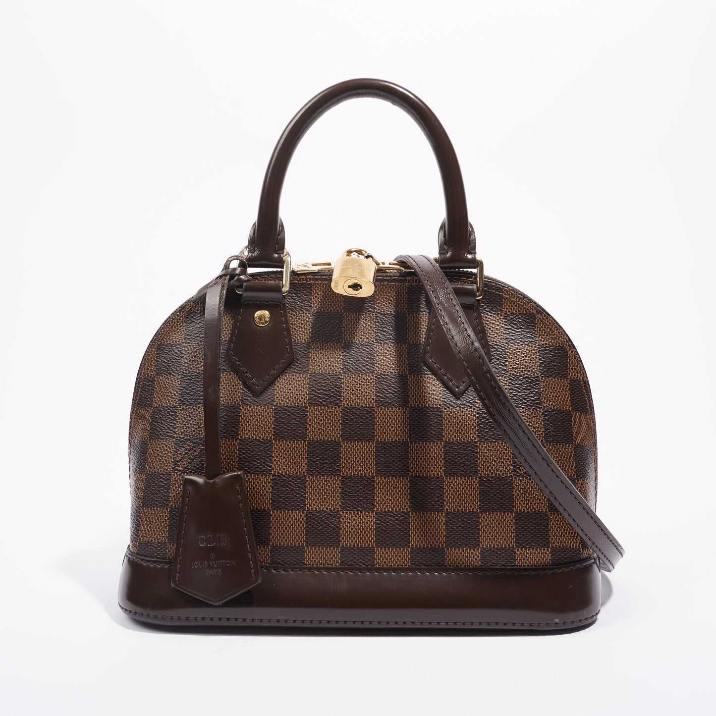 Louis Vuitton Womens Alma Damier Ebene BB