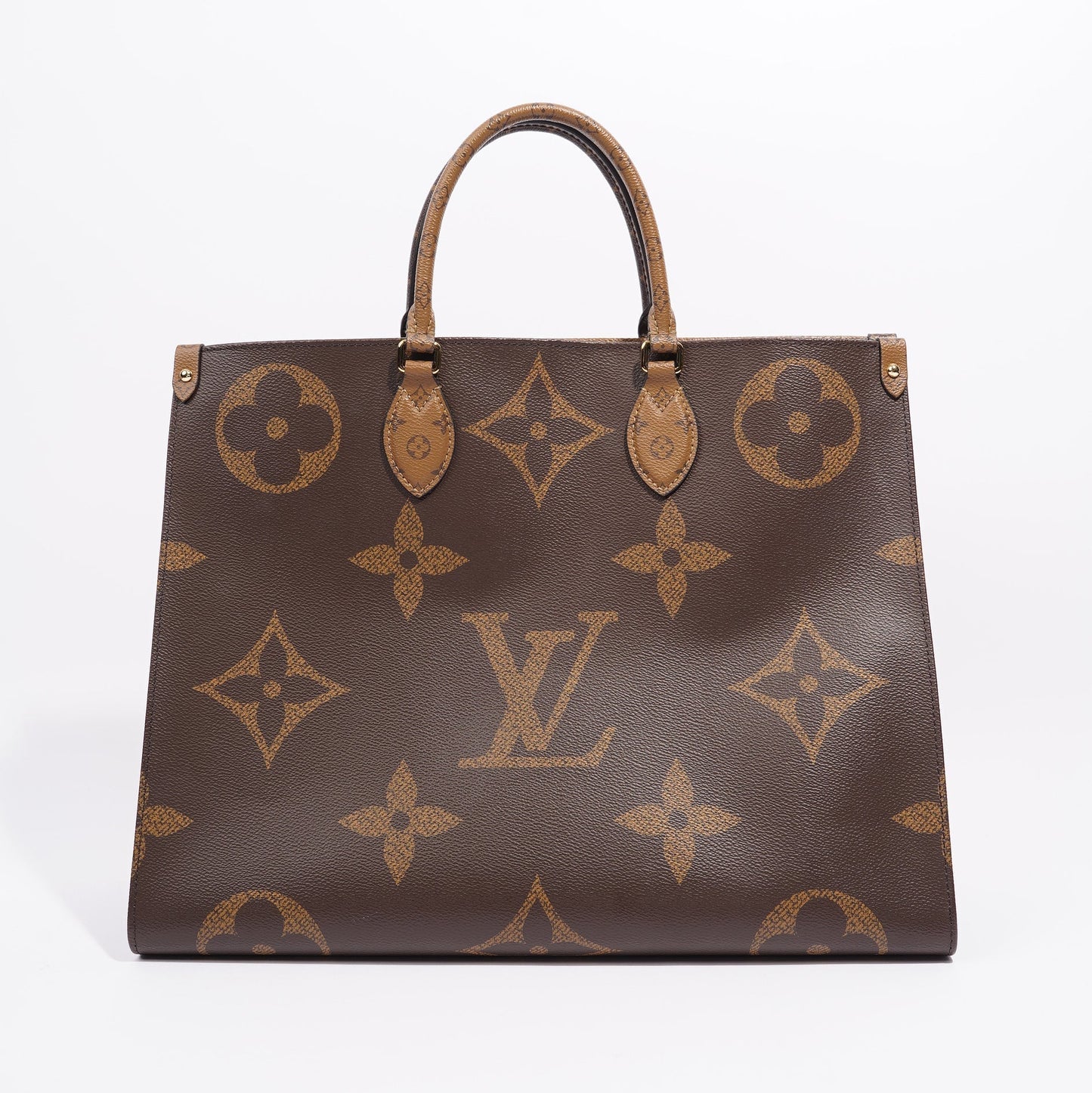 Louis Vuitton Womens On The Go Reverse Monogram Canvas GM