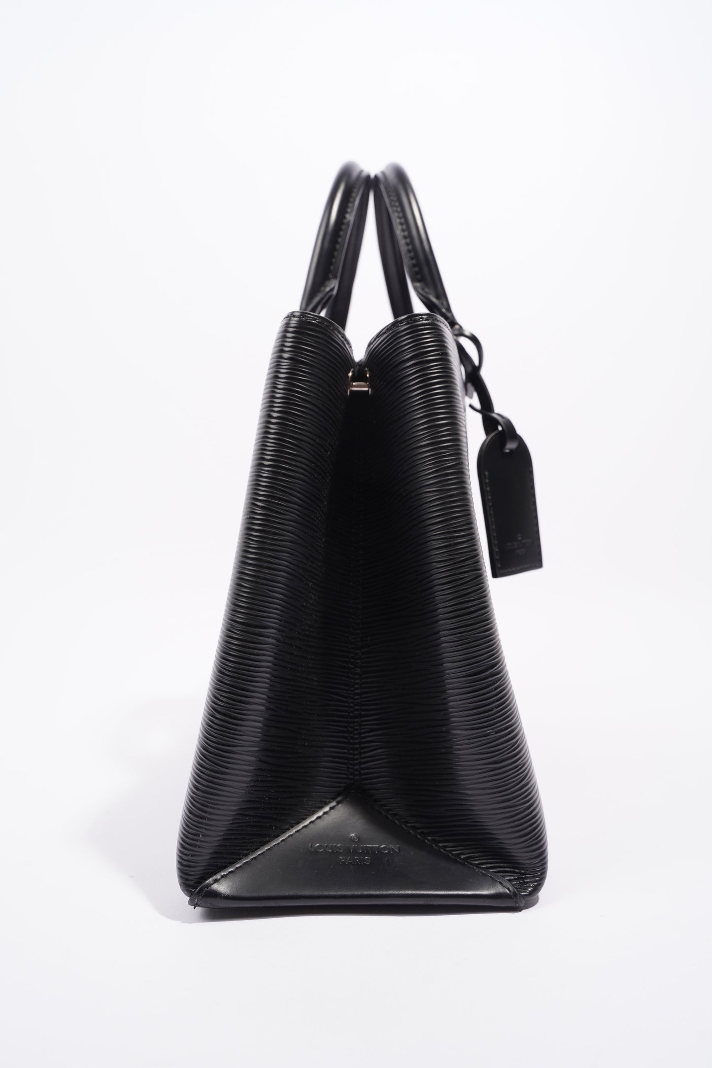 Louis Vuitton Womens Kleber Black Epi Leather MM