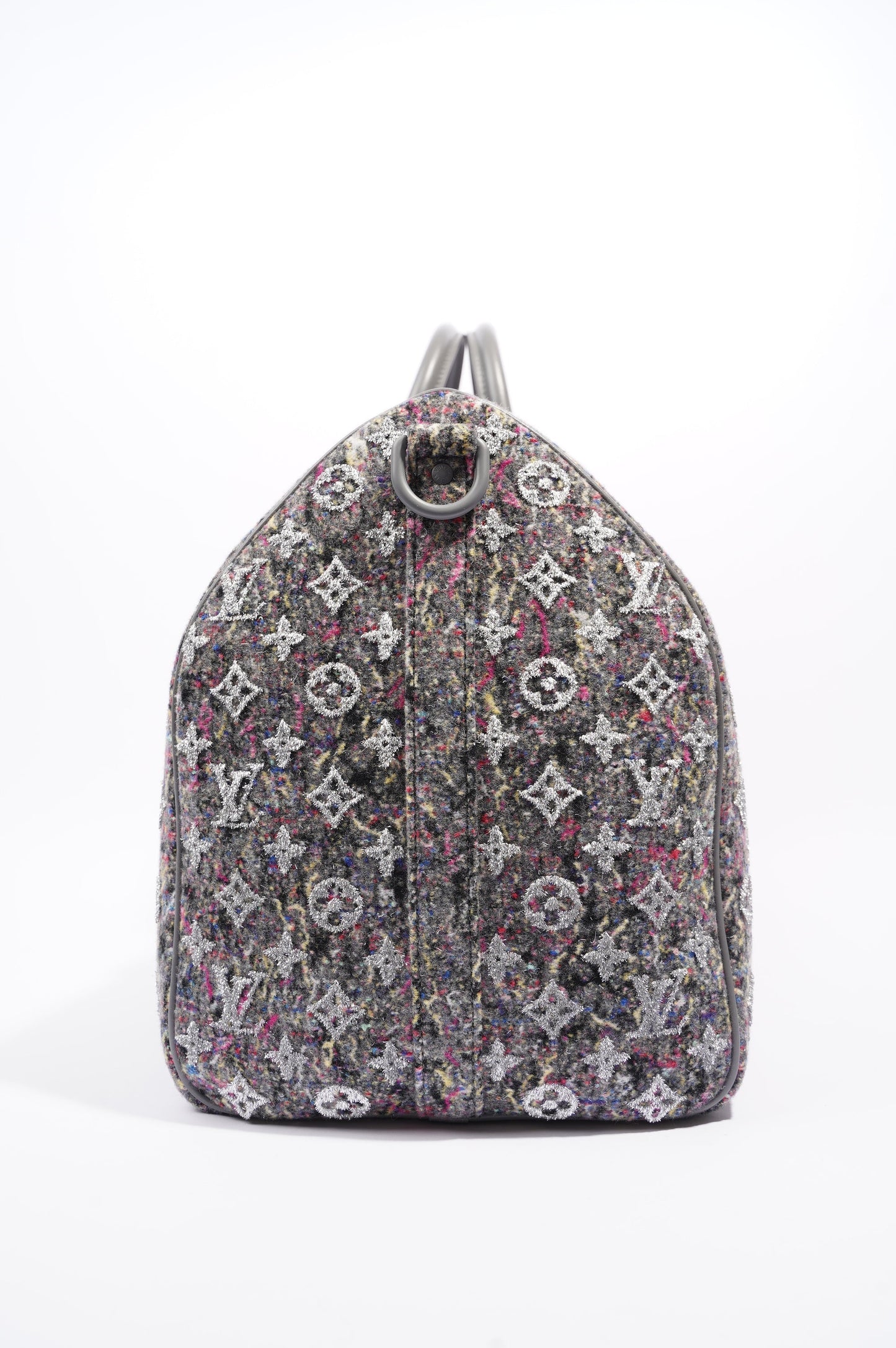 Louis Vuitton Womens Keepall Bandouliere Multicolour Wool Monogram 50