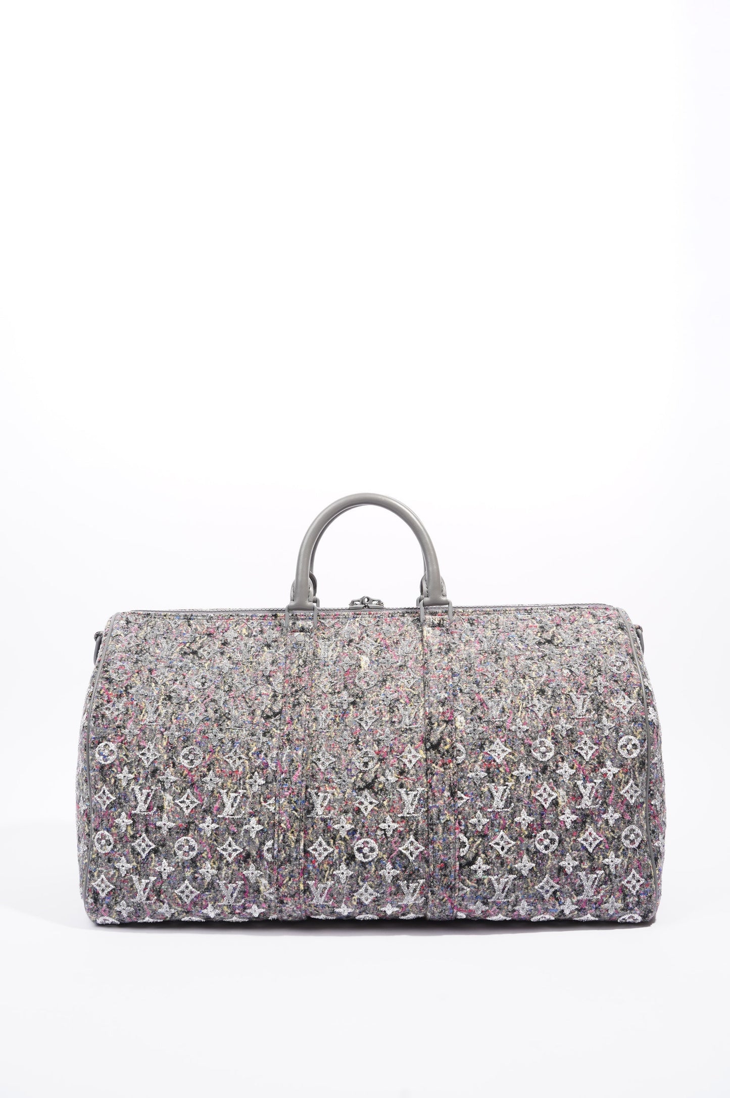 Louis Vuitton Womens Keepall Bandouliere Multicolour Wool Monogram 50