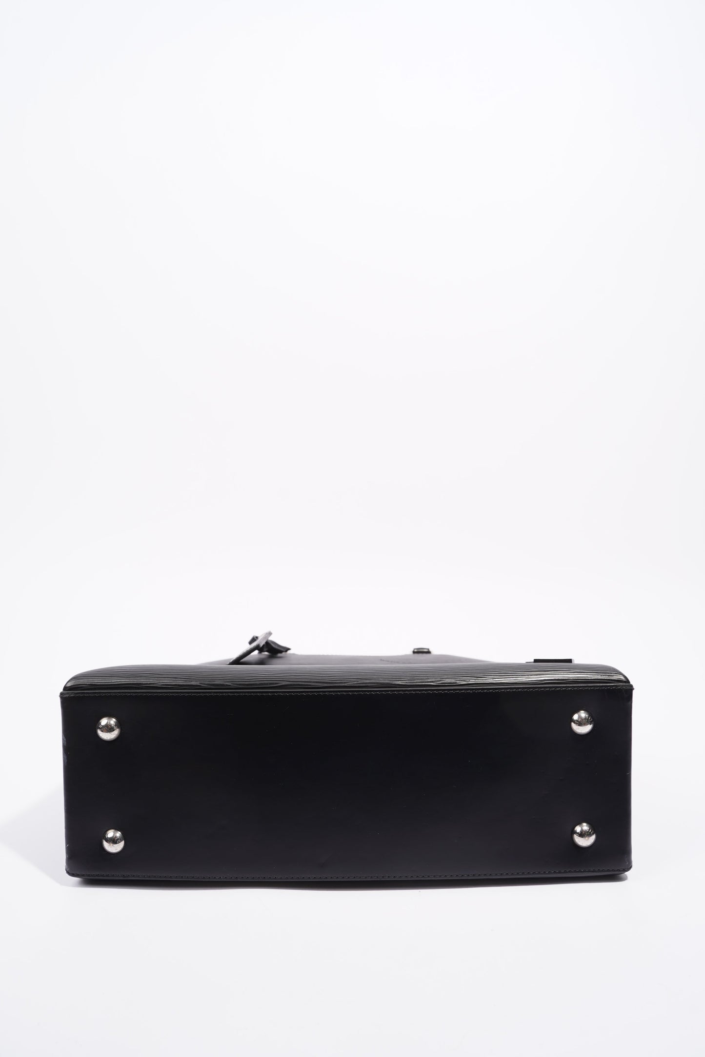 Louis Vuitton Womens Kleber Black Epi Leather MM