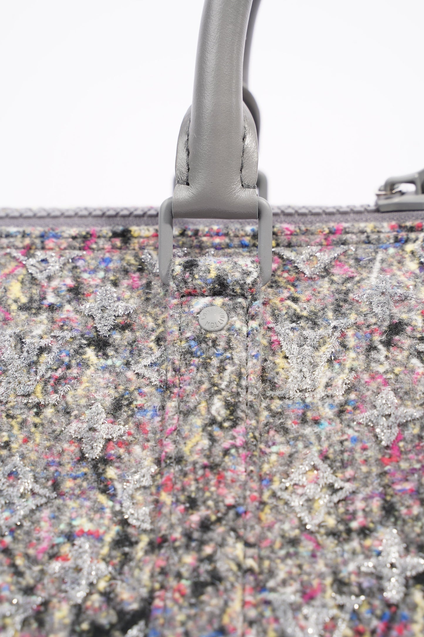 Louis Vuitton Womens Keepall Bandouliere Multicolour Wool Monogram 50