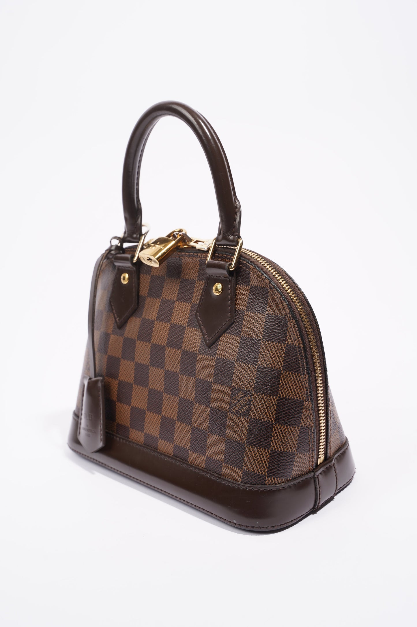 Louis Vuitton Womens Alma Damier Ebene BB