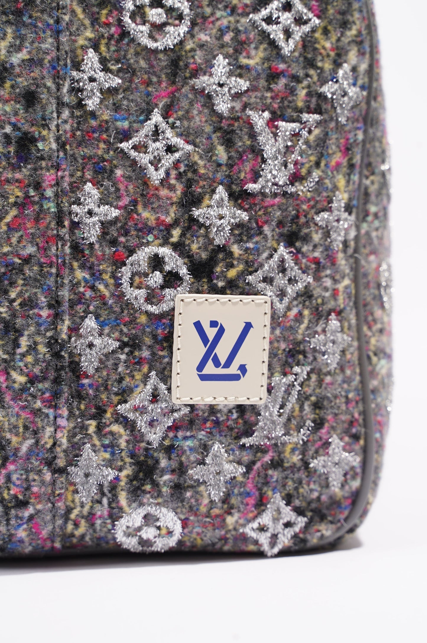 Louis Vuitton Womens Keepall Bandouliere Multicolour Wool Monogram 50