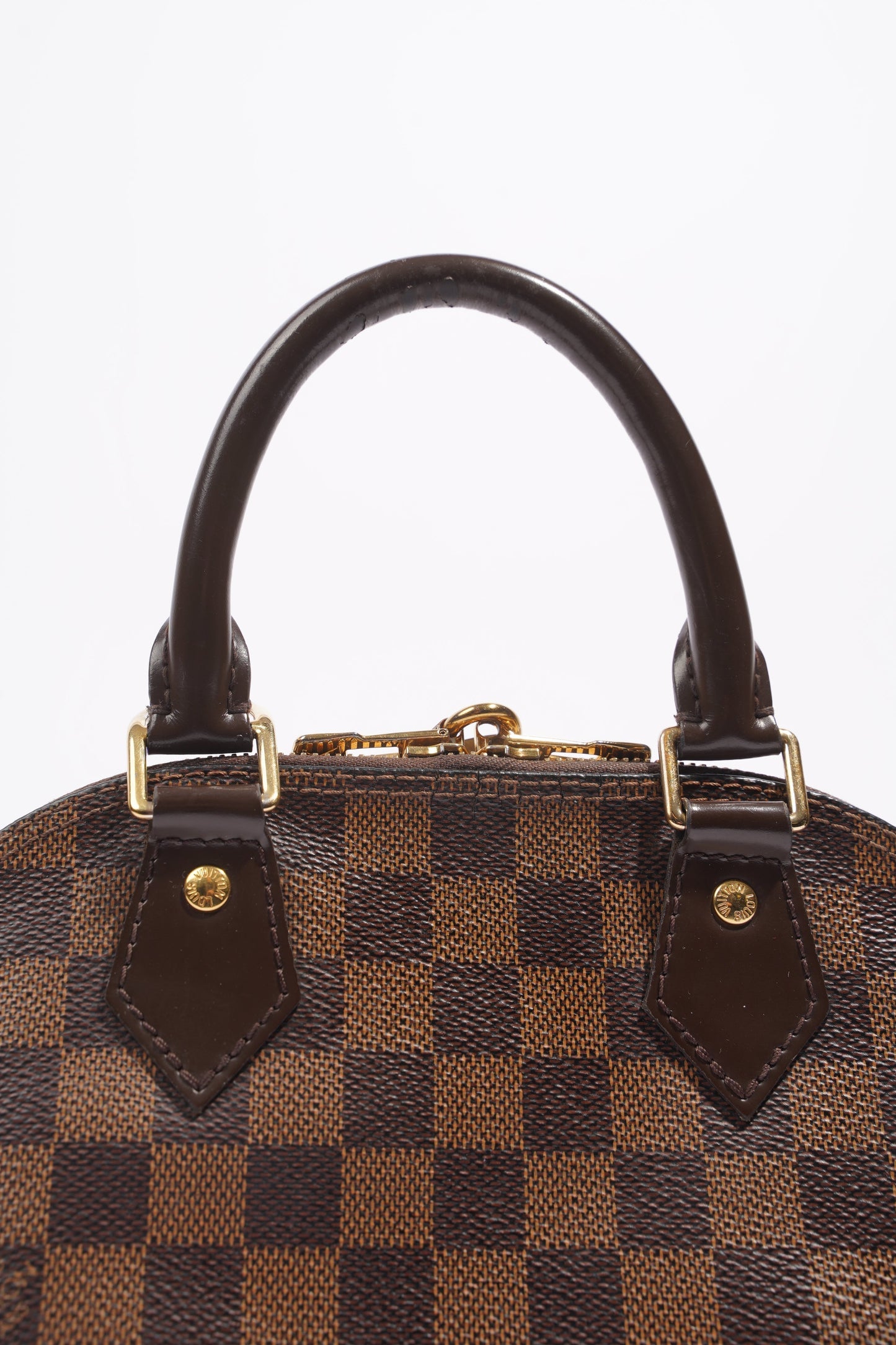 Louis Vuitton Womens Alma Damier Ebene BB