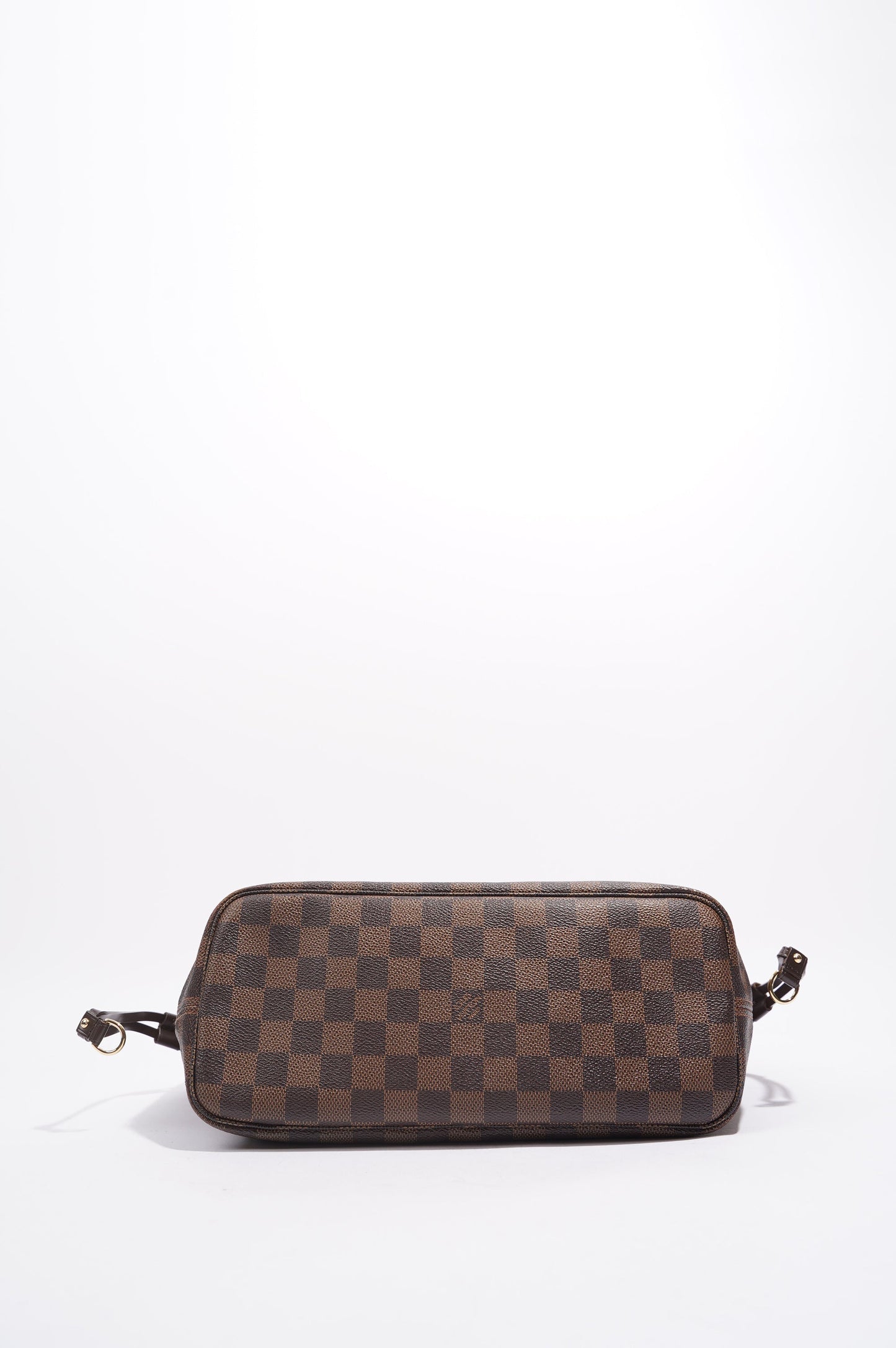 Louis Vuitton Womens Neverfull Bag Damier Ebene Canvas PM