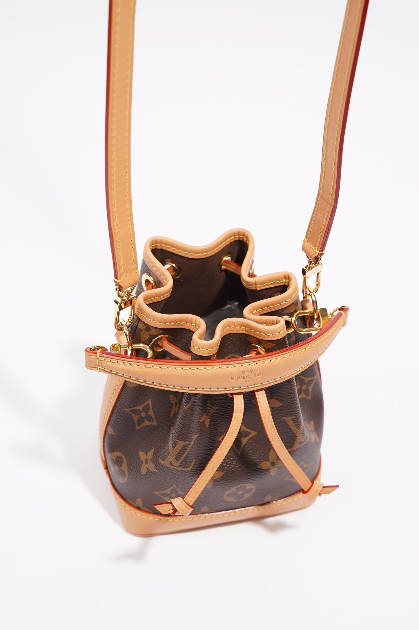 Louis Vuitton Womens Nano Noe Bag Monogram Canvas