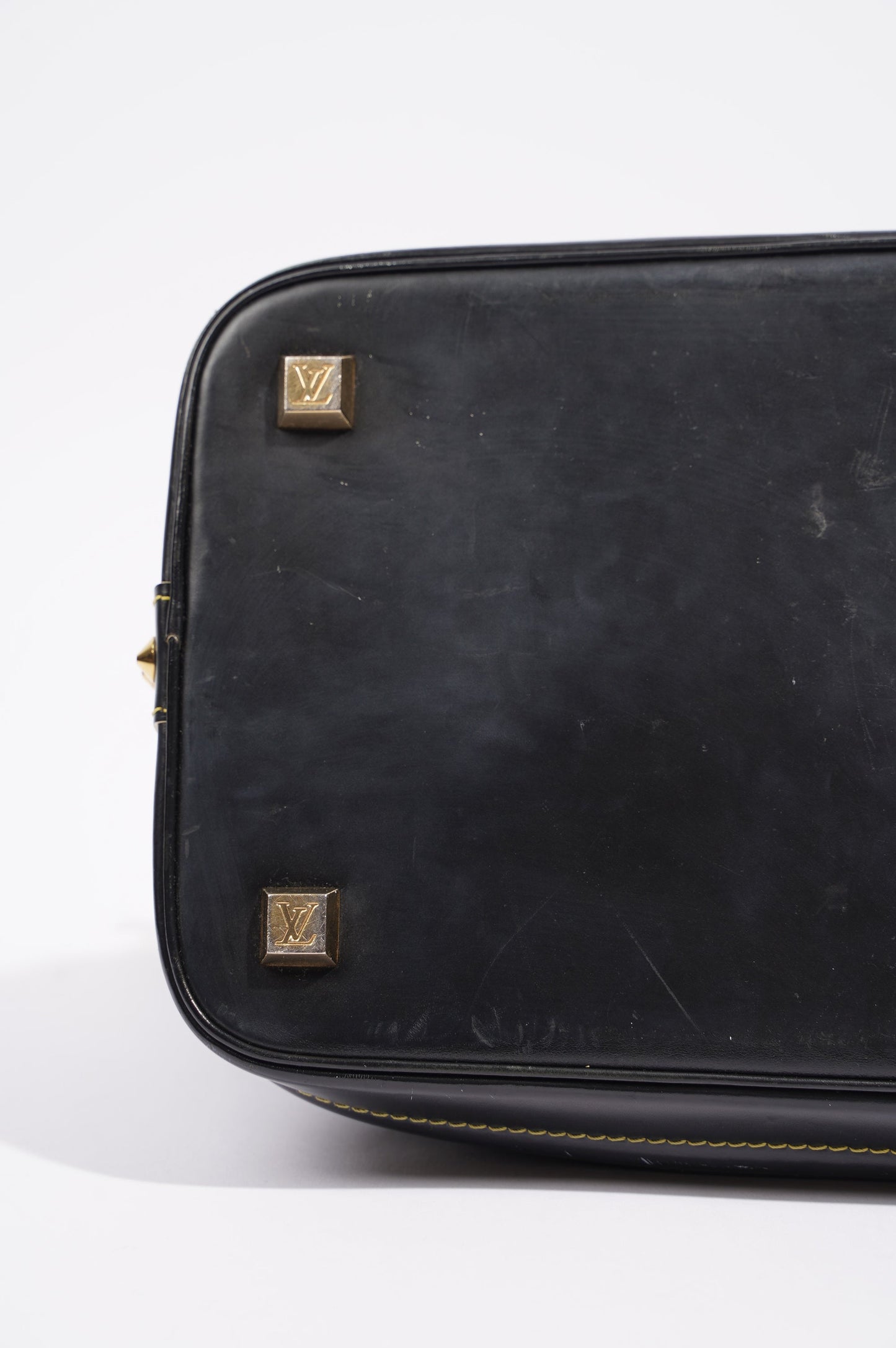 Louis Vuitton Womens Vintage Suhali Lockit Bag Black MM
