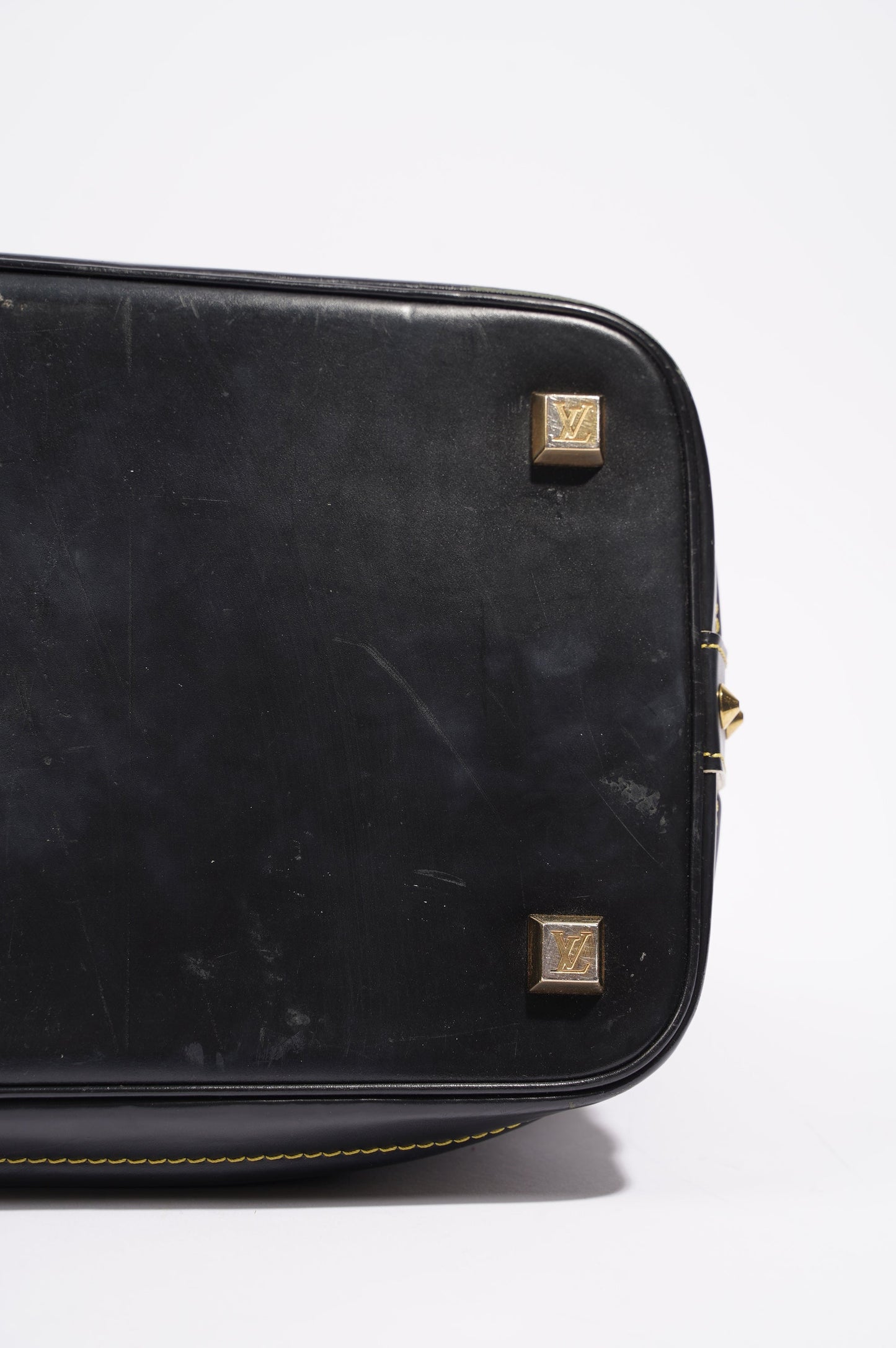 Louis Vuitton Womens Vintage Suhali Lockit Bag Black MM