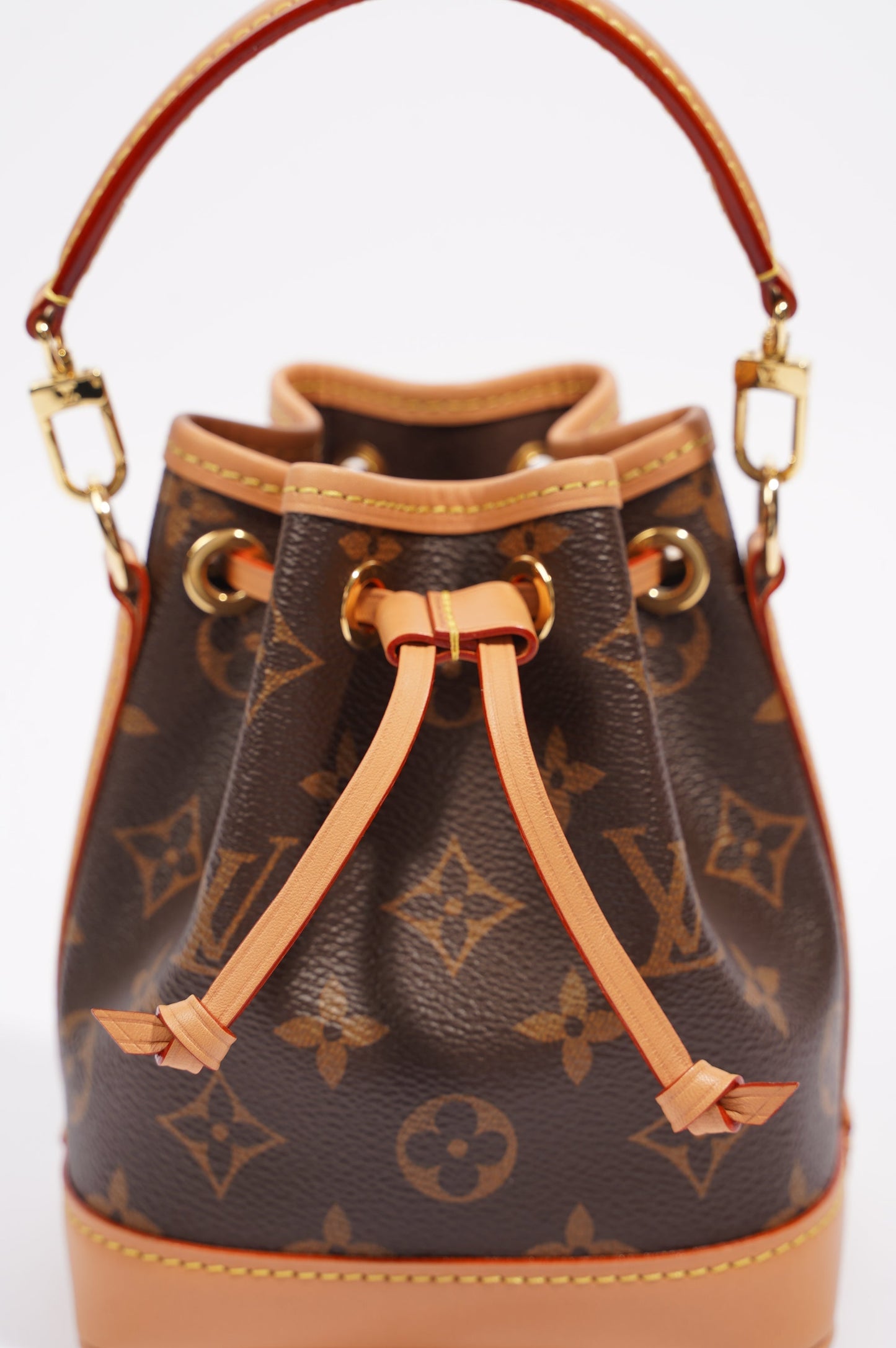 Louis Vuitton Womens Nano Noe Bag Monogram Canvas