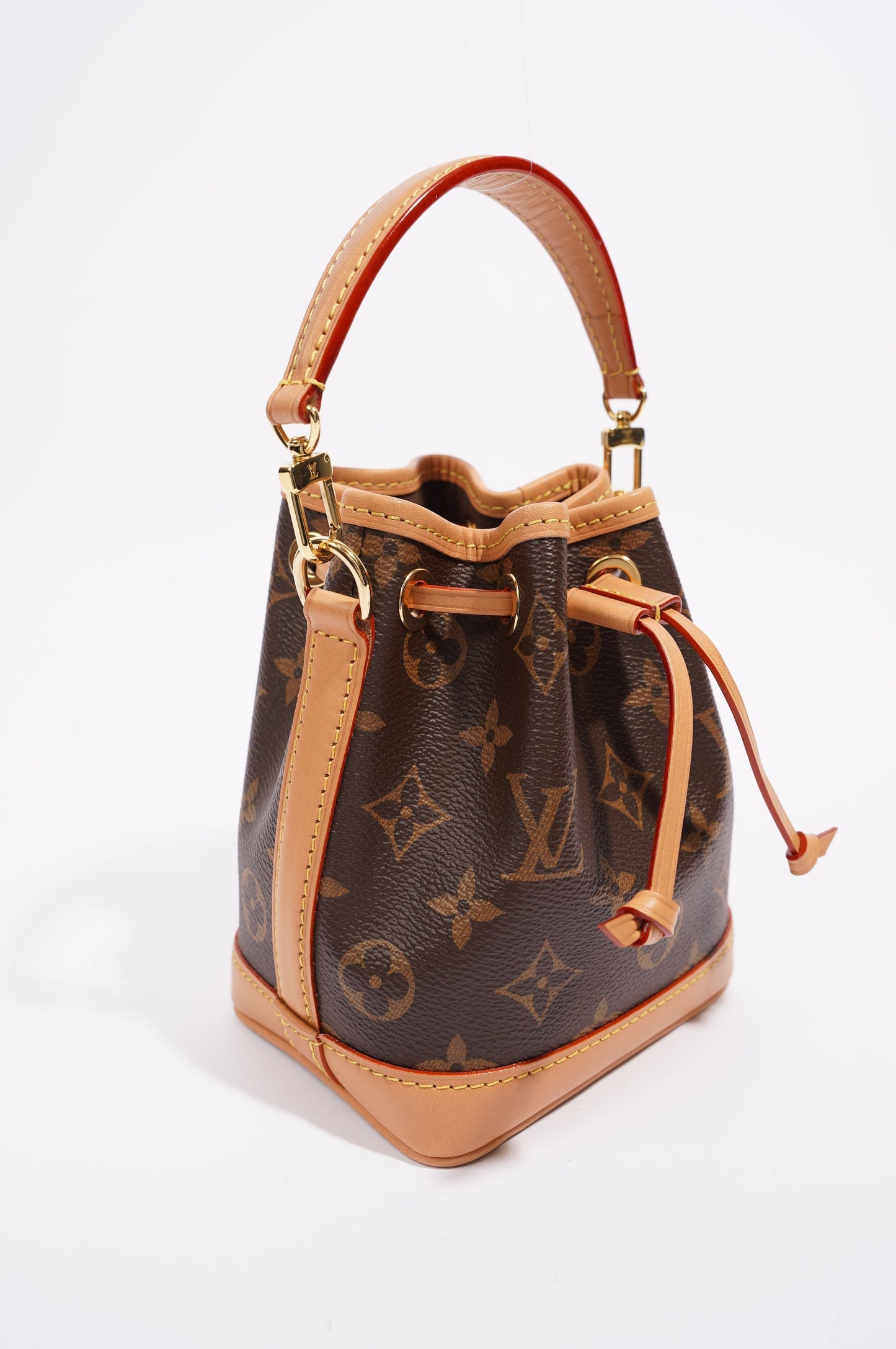 Louis Vuitton Womens Nano Noe Bag Monogram Canvas