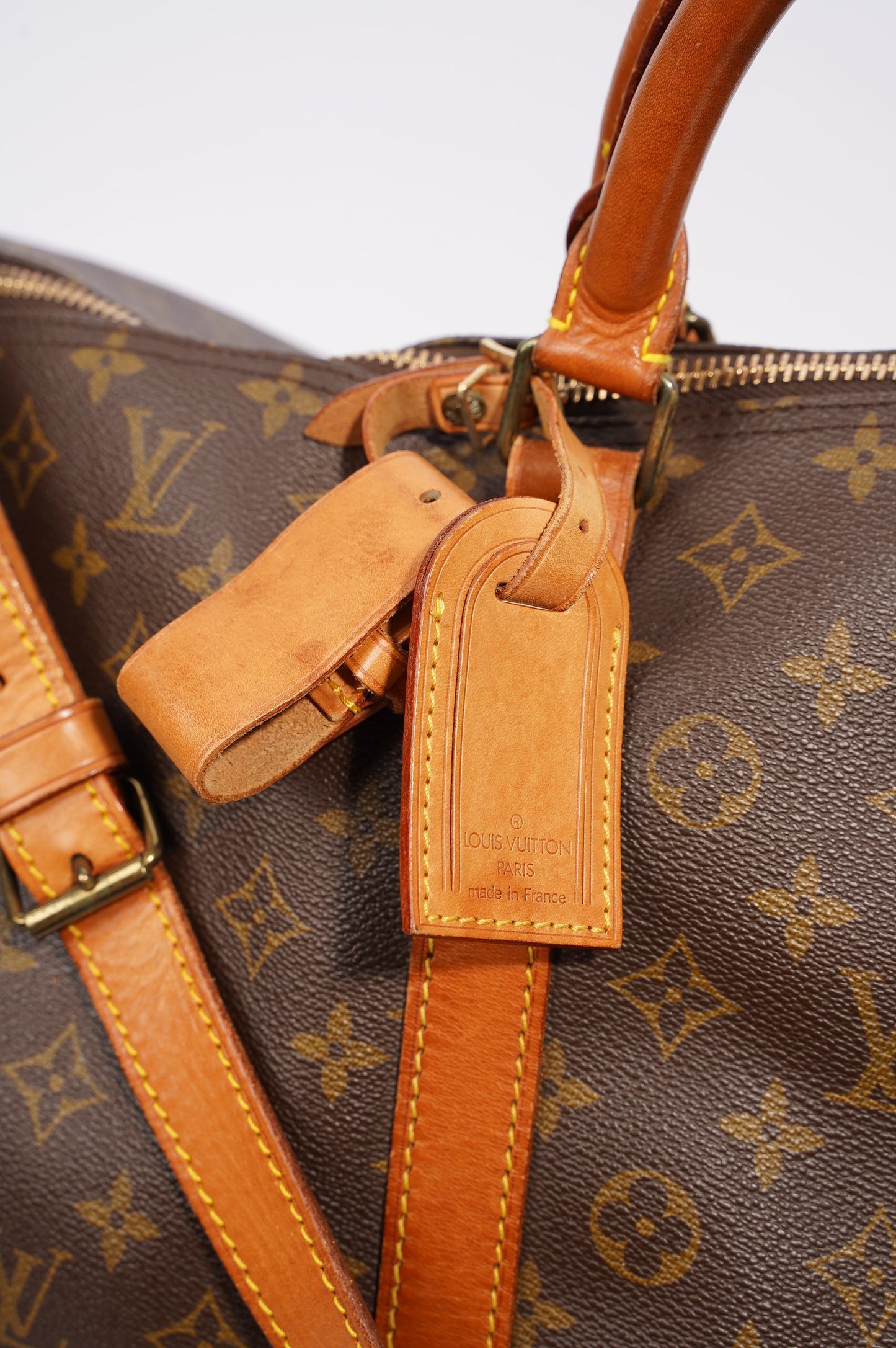 Louis Vuitton Womens Vintage Keepall Bandouliere Monogram 60