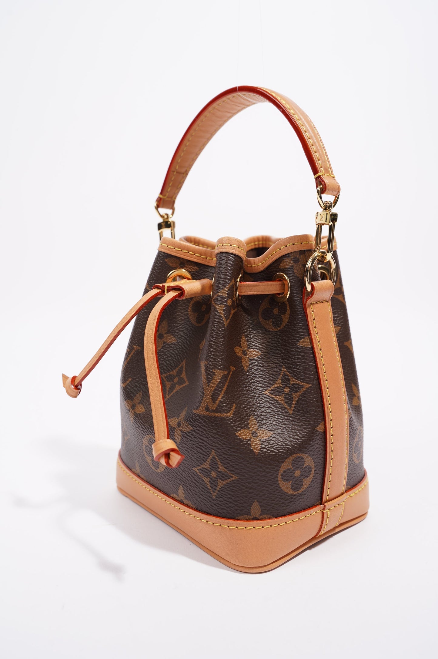 Louis Vuitton Womens Nano Noe Bag Monogram Canvas