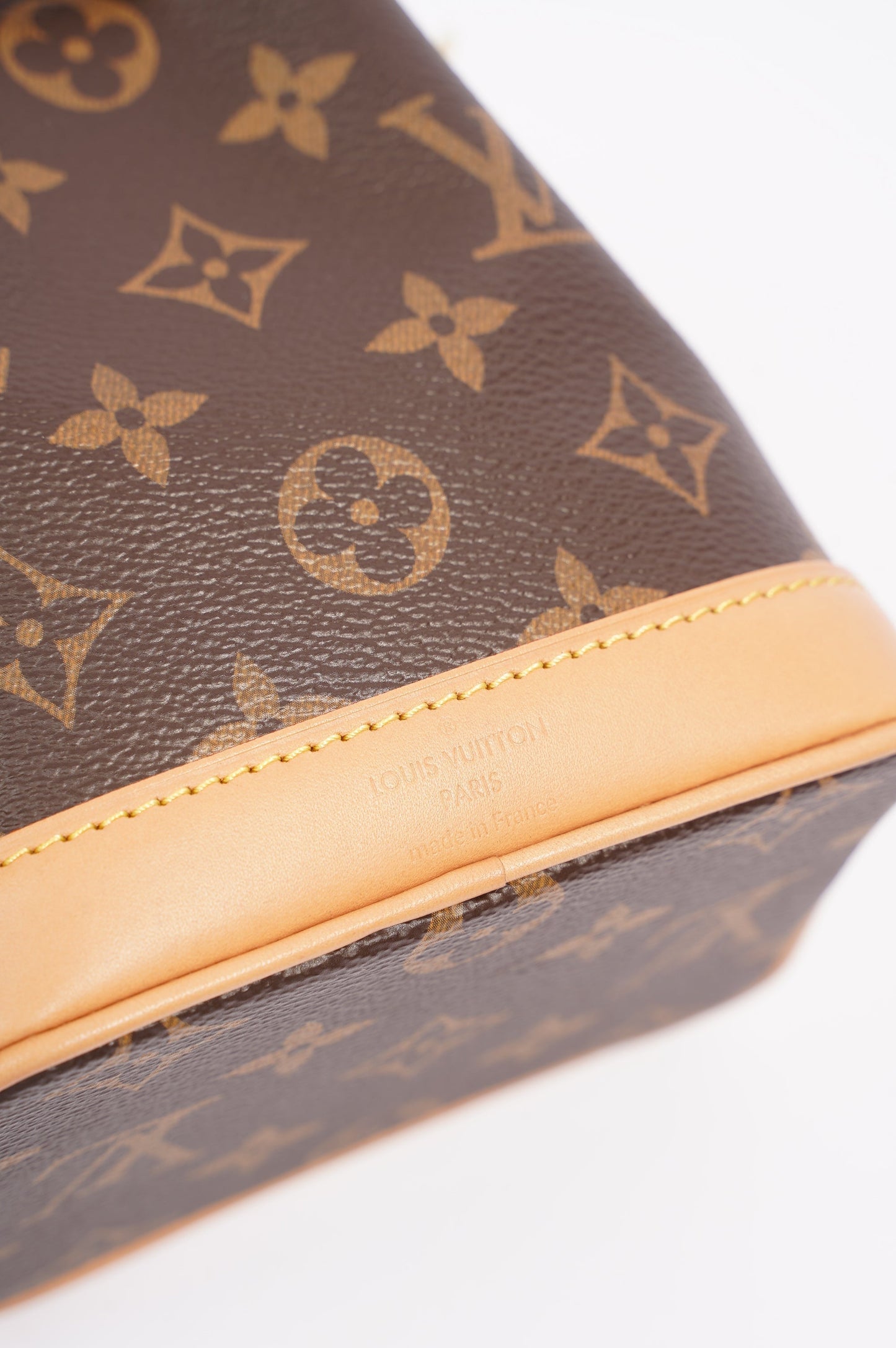 Louis Vuitton Womens Nano Noe Bag Monogram Canvas
