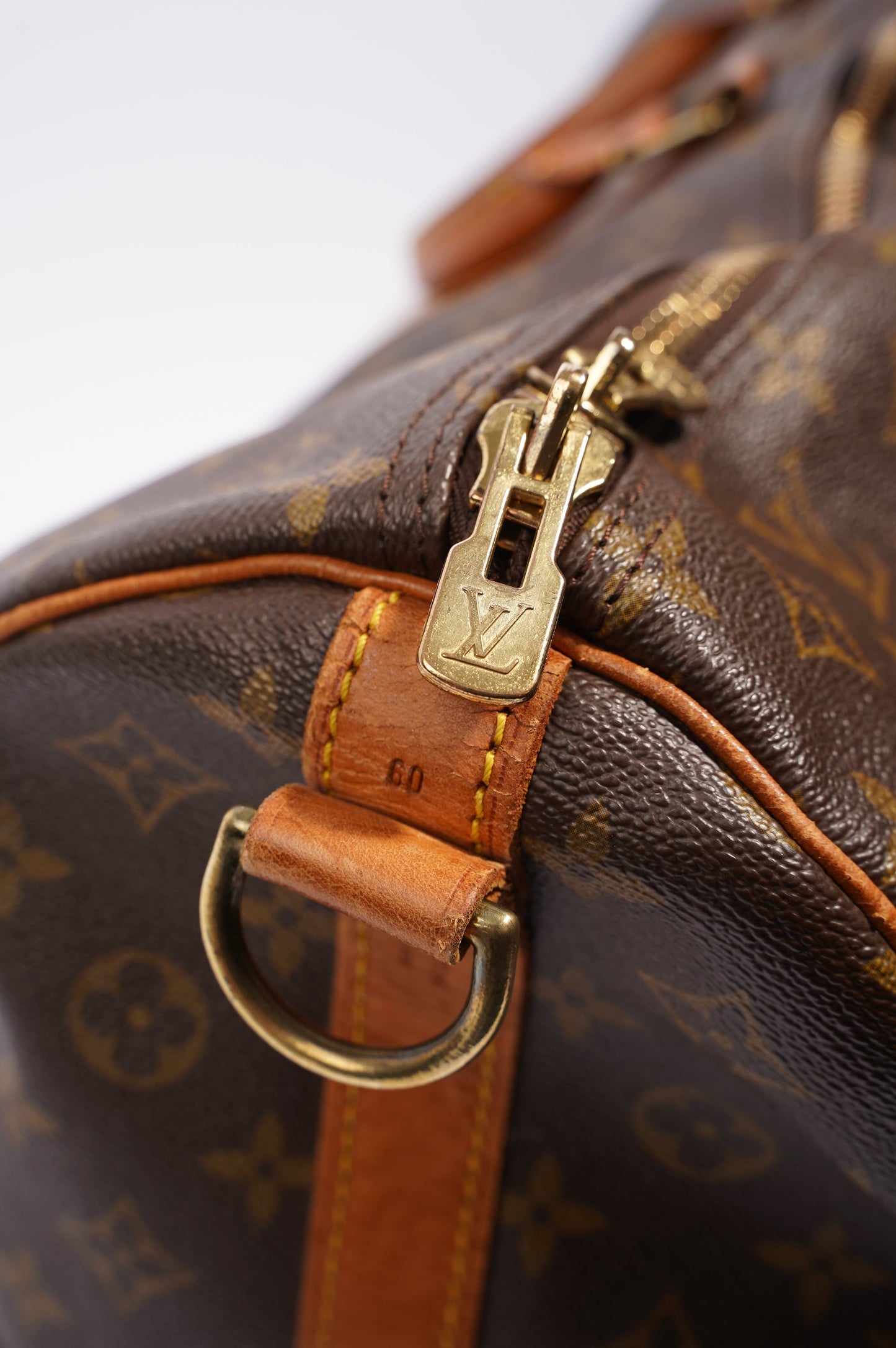 Louis Vuitton Womens Vintage Keepall Bandouliere Monogram 60