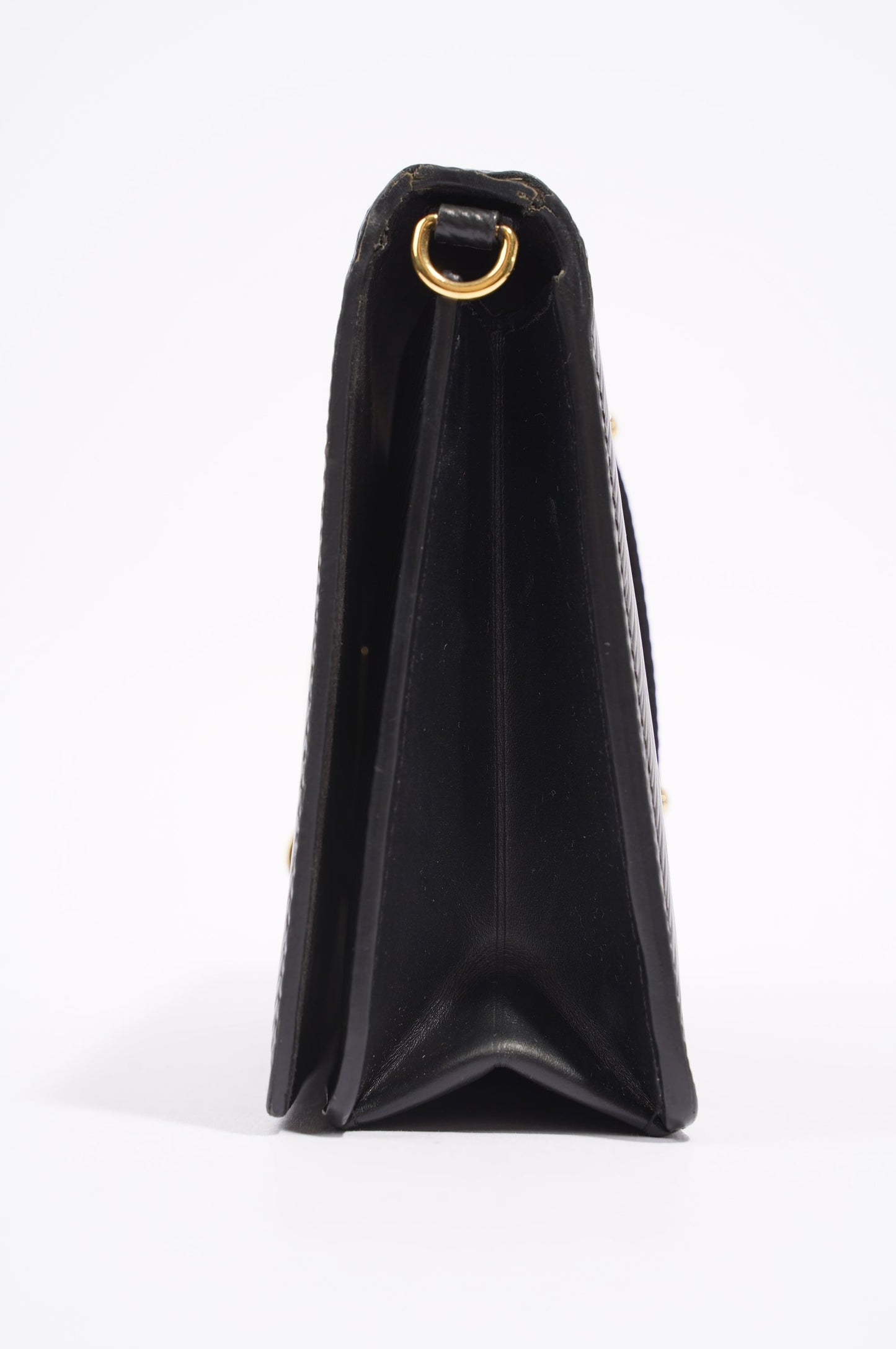 Louis Vuitton Womens Twist Chain Pouch Black Epi Leather