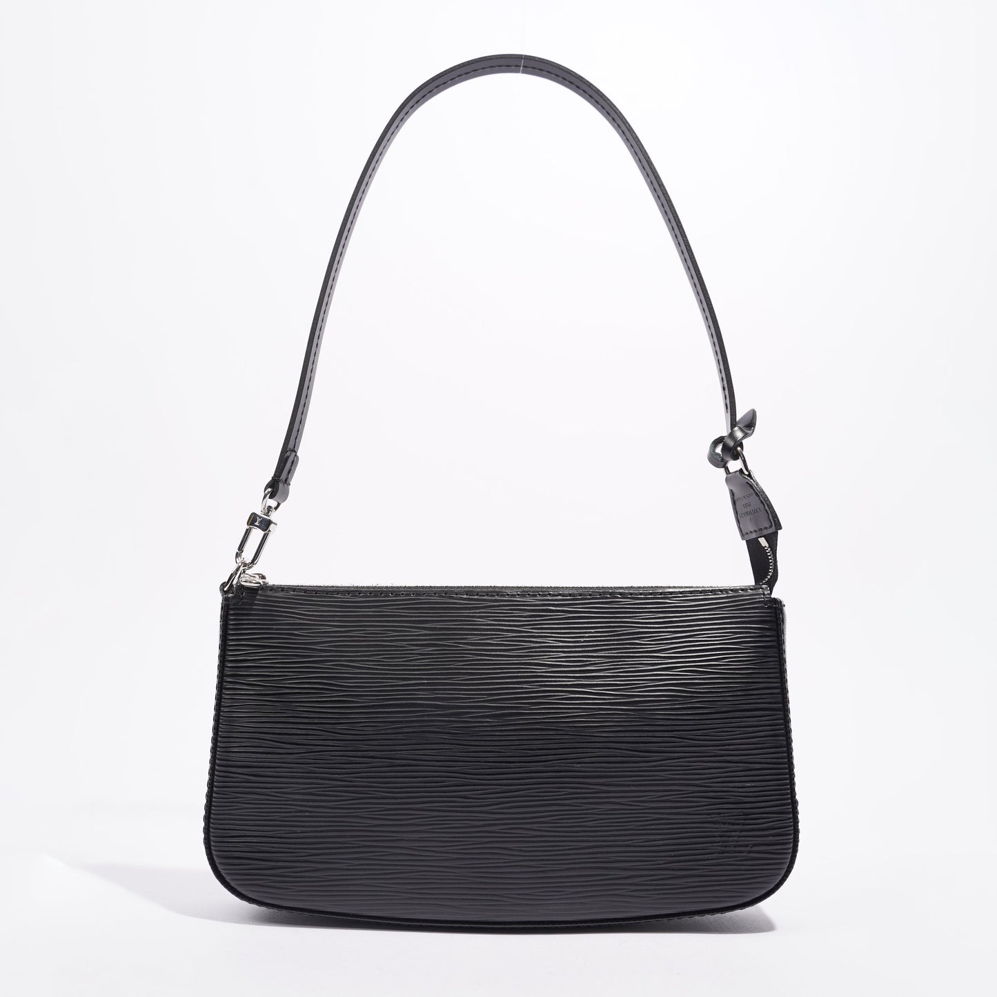 Louis Vuitton Womens Pochette Accessoires Black Epi Leather
