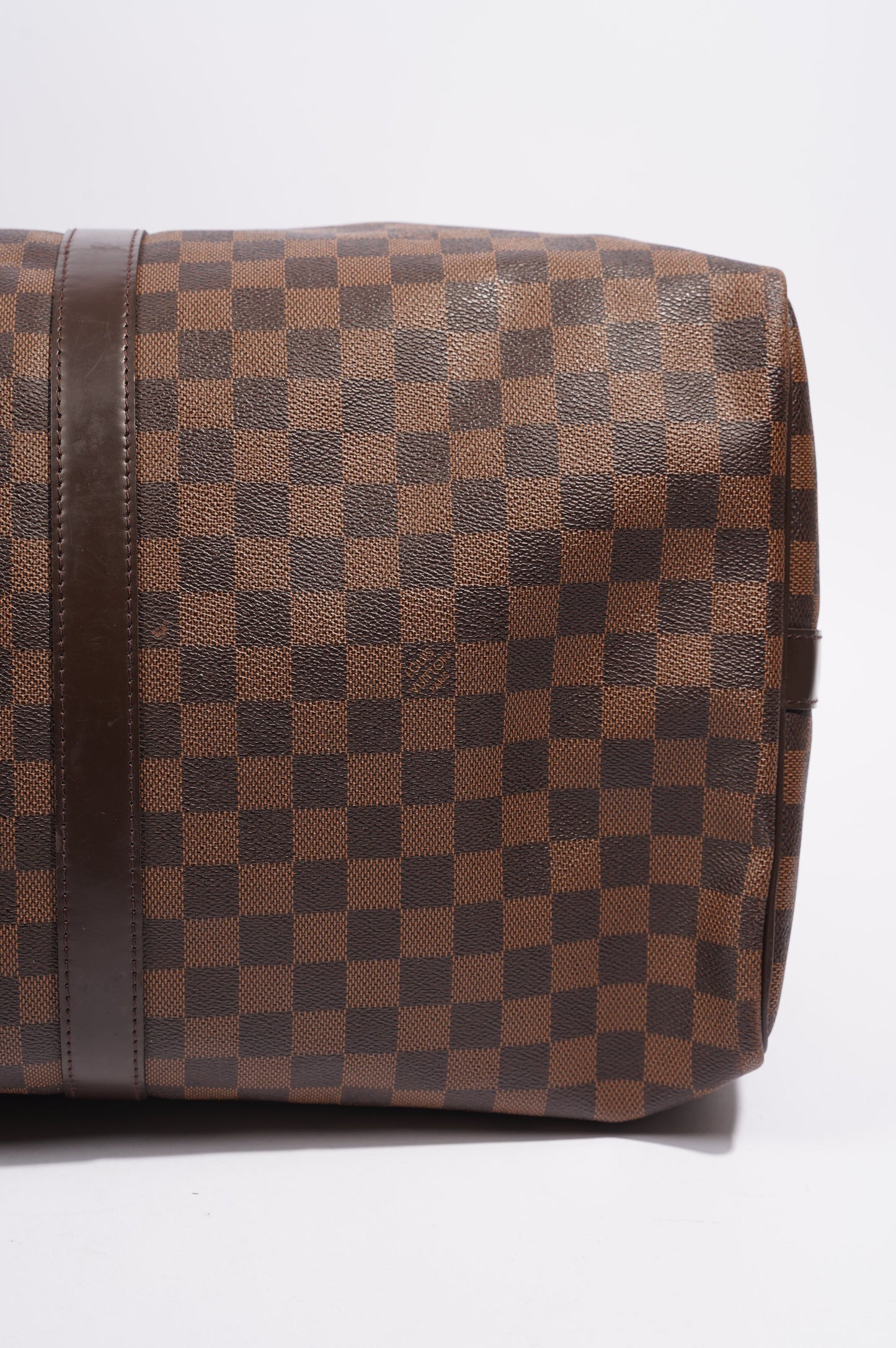 Louis Vuitton Womens Keepall Bandouliere Damier Ebene 55