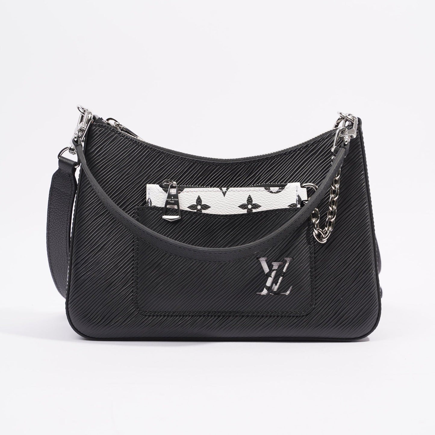 Louis Vuitton Womens Marelle Bag Black Epi Leather