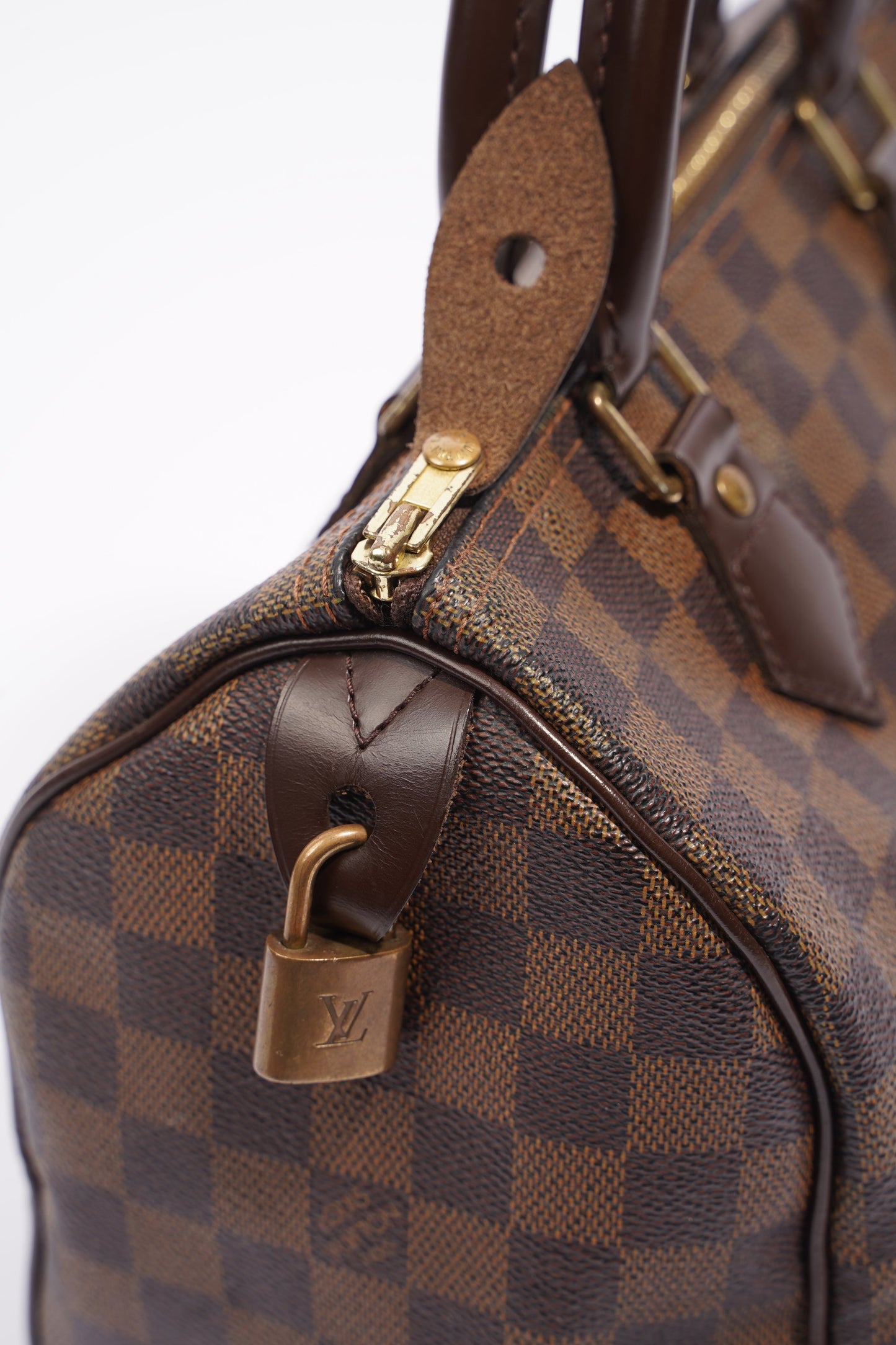 Louis Vuitton Womens Speedy Damier Ebene 25