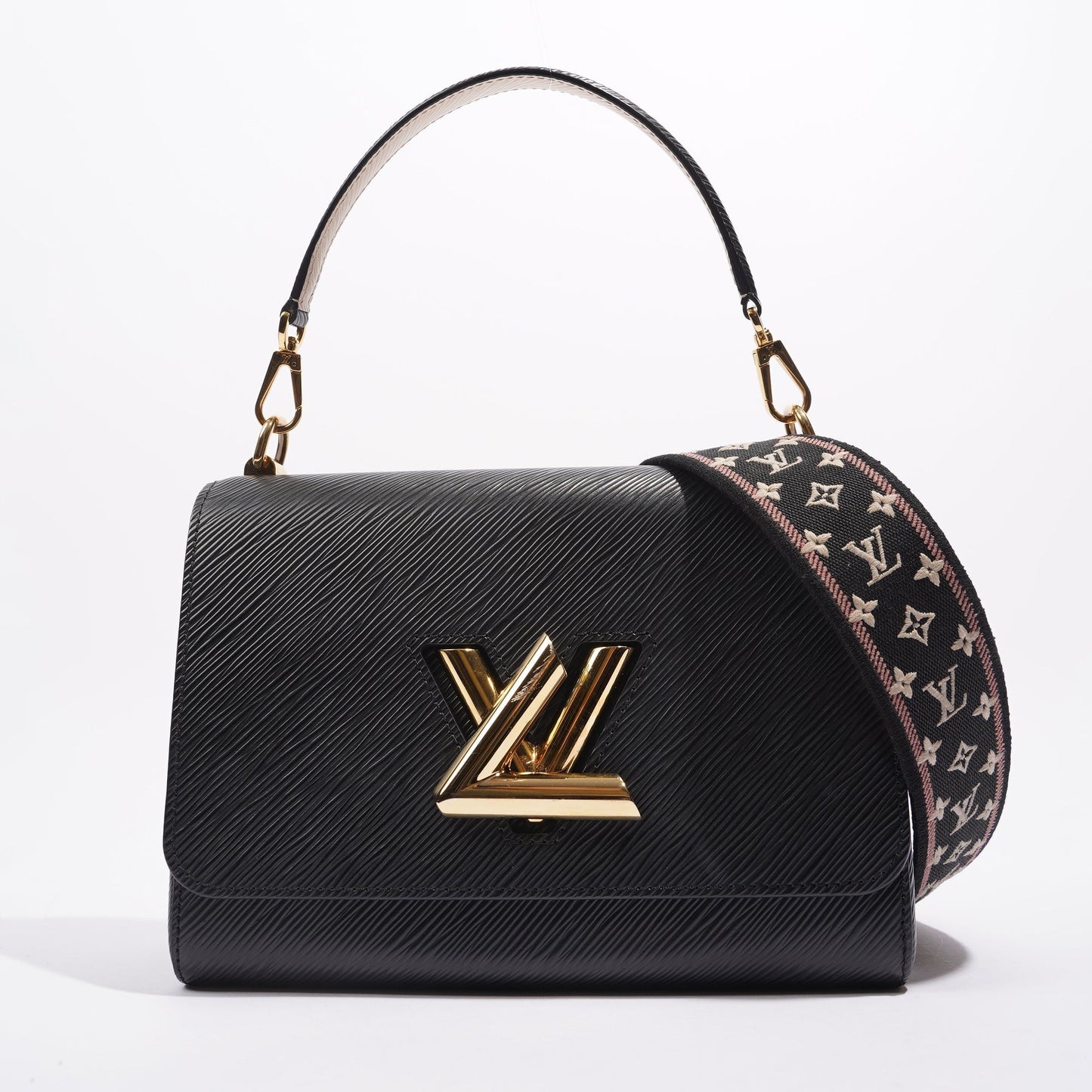 Louis Vuitton Womens Twist Black Epi Leather