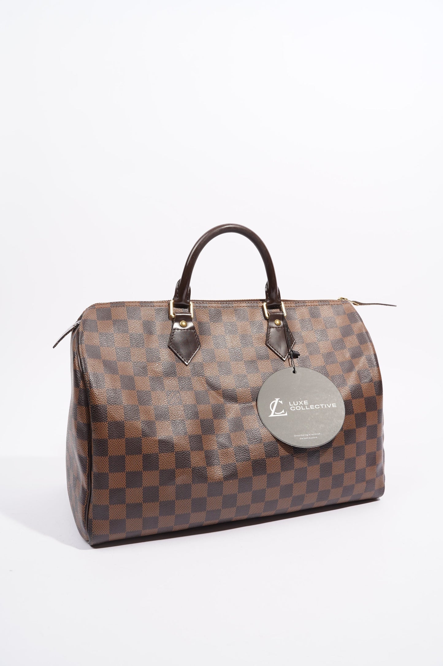 Louis Vuitton Womens Speedy Damier Ebene 35