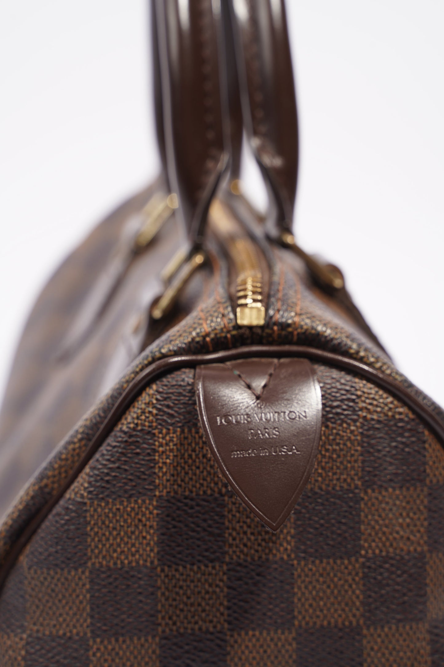 Louis Vuitton Womens Speedy Damier Ebene 25