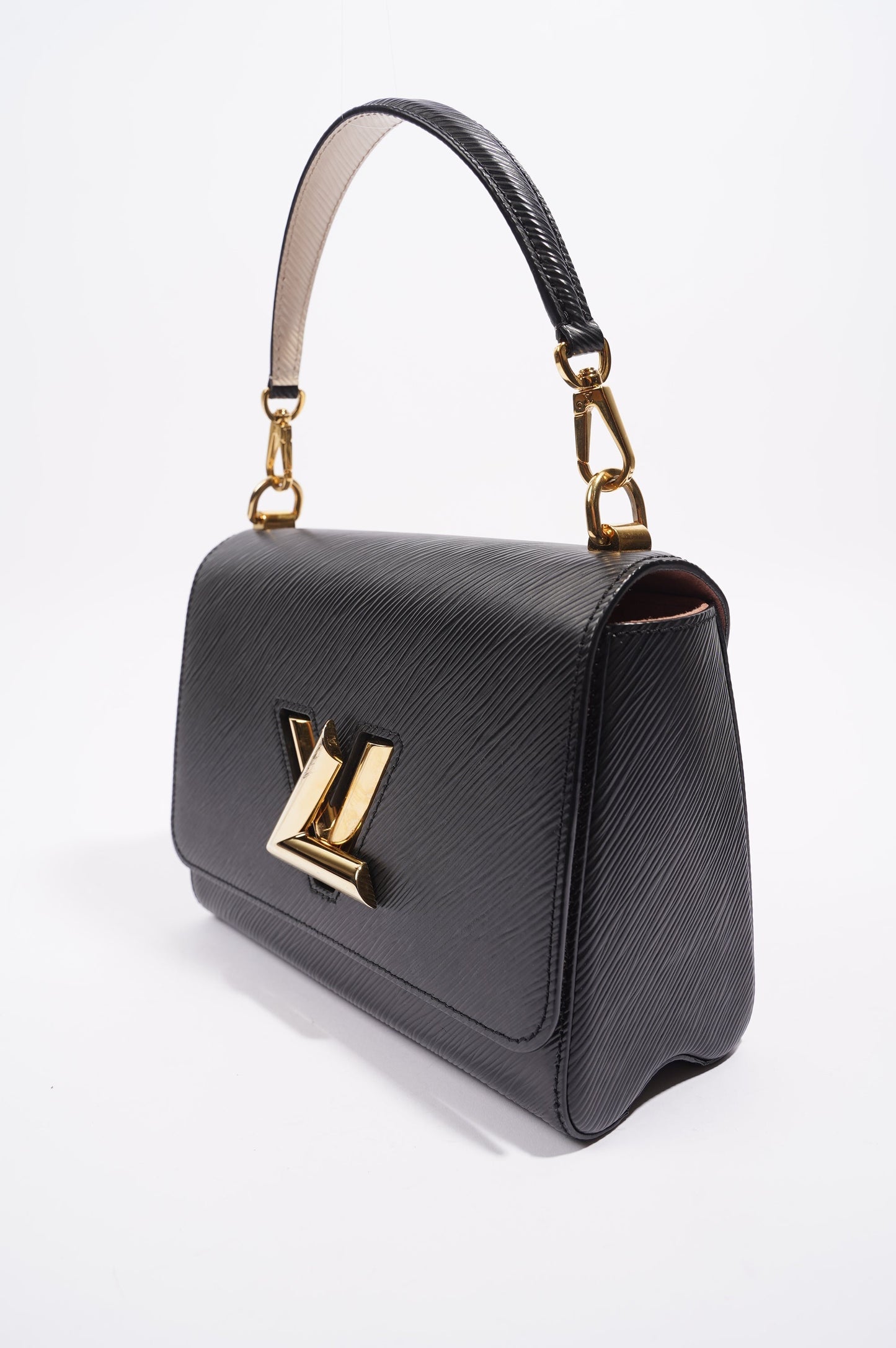 Louis Vuitton Womens Twist Black Epi Leather