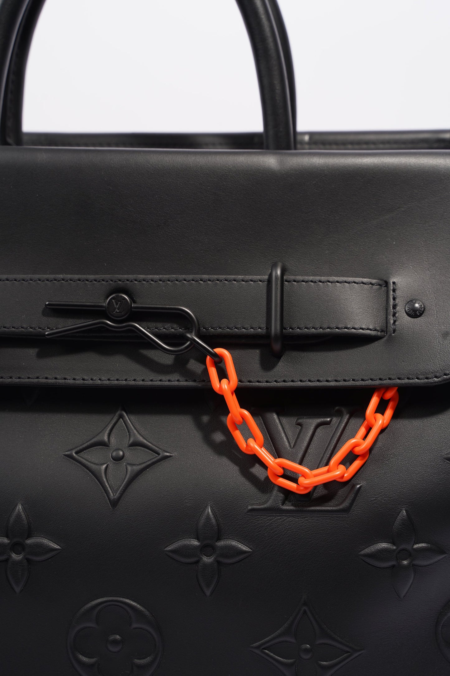 Louis Vuitton Womens Steamer Tote Black