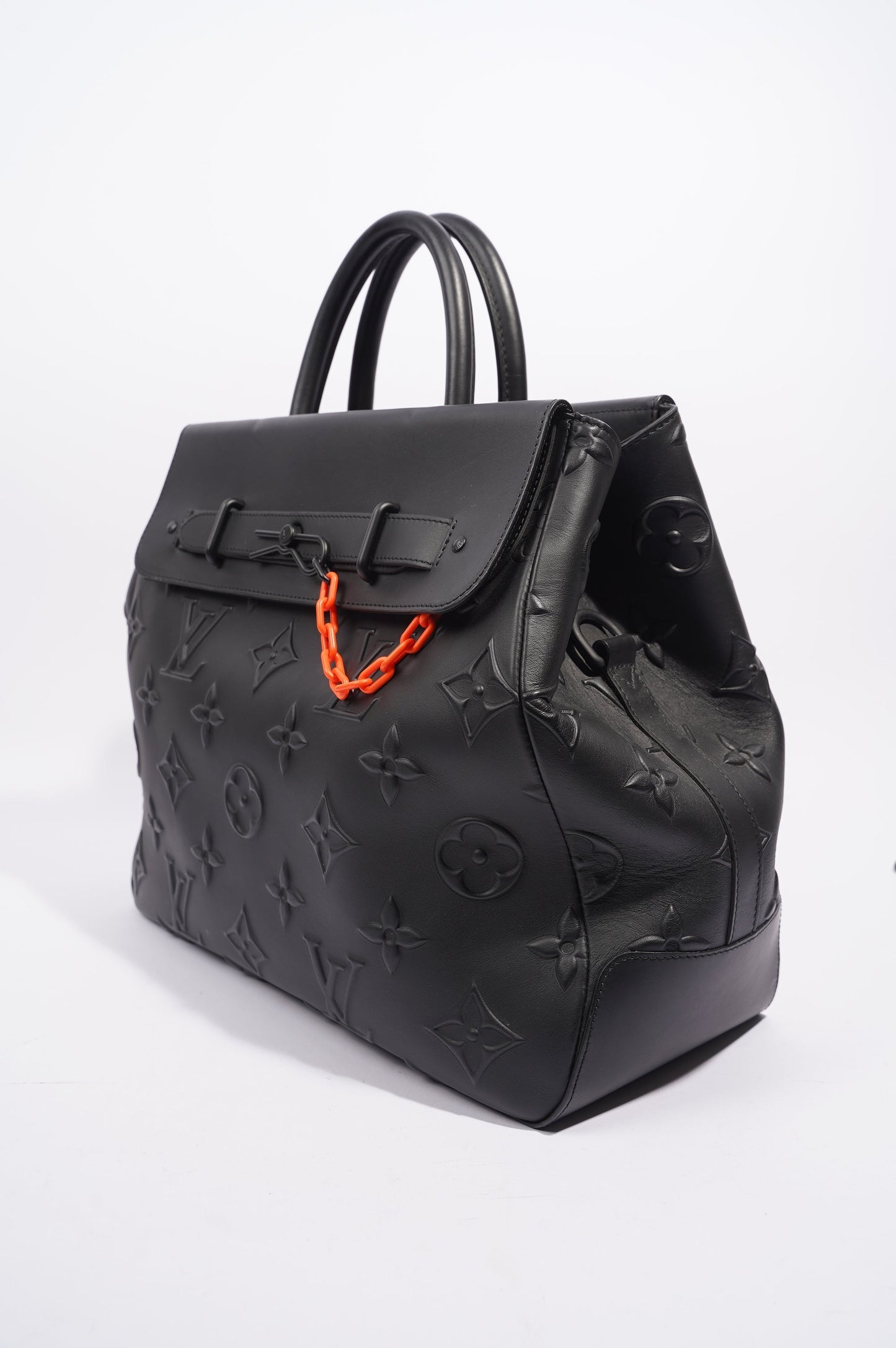 Louis Vuitton Womens Steamer Tote Black