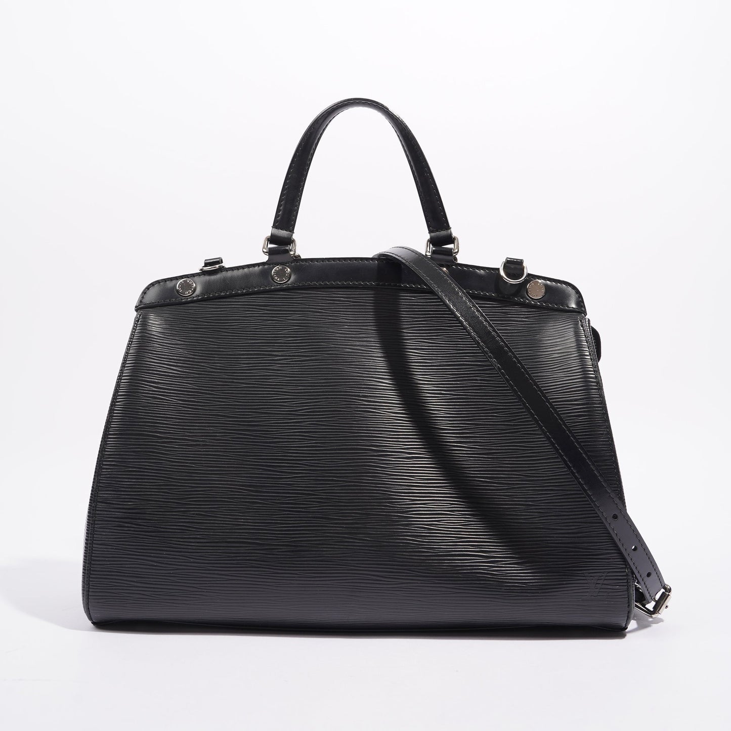 Louis Vuitton Womens Brea Black Epi Leather MM