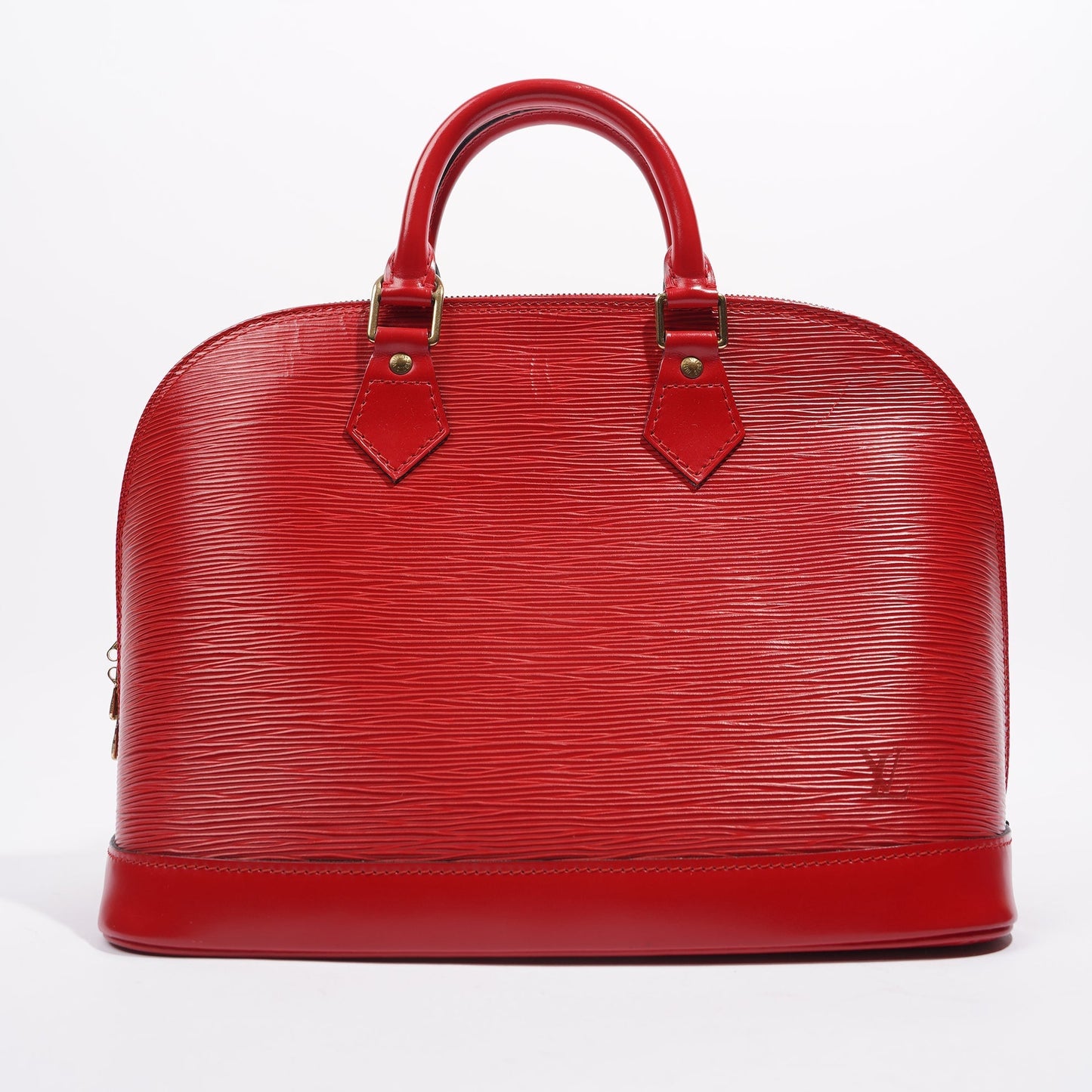 Louis Vuitton Womens Alma Red Epi Leather PM