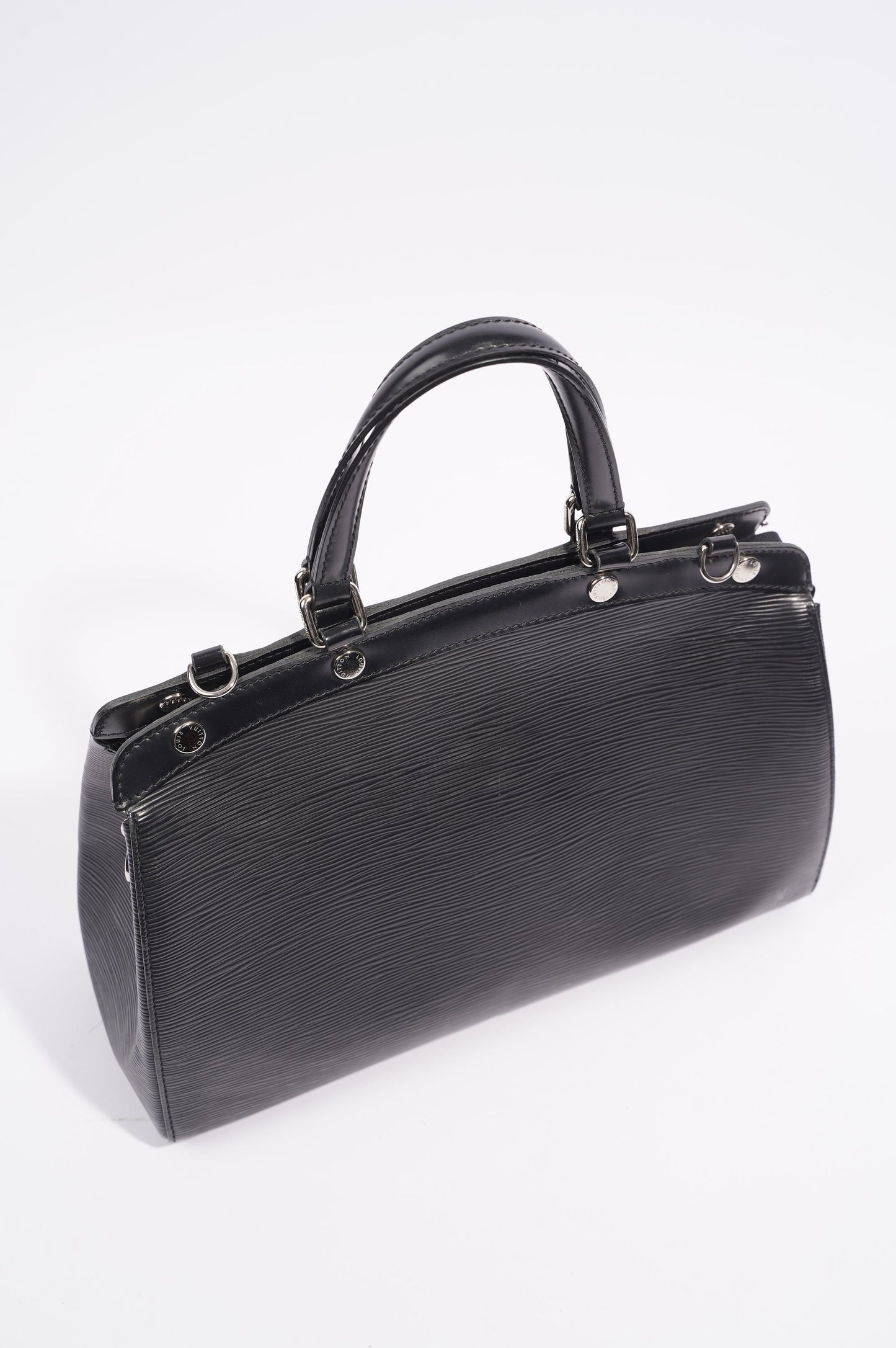 Louis Vuitton Womens Brea Black Epi Leather MM