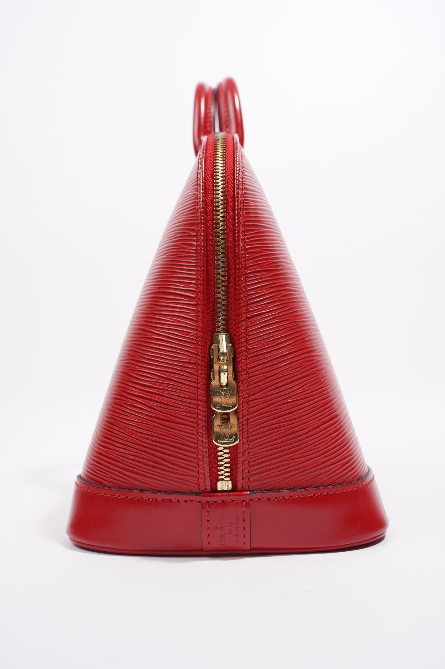 Louis Vuitton Womens Alma Red Epi Leather PM