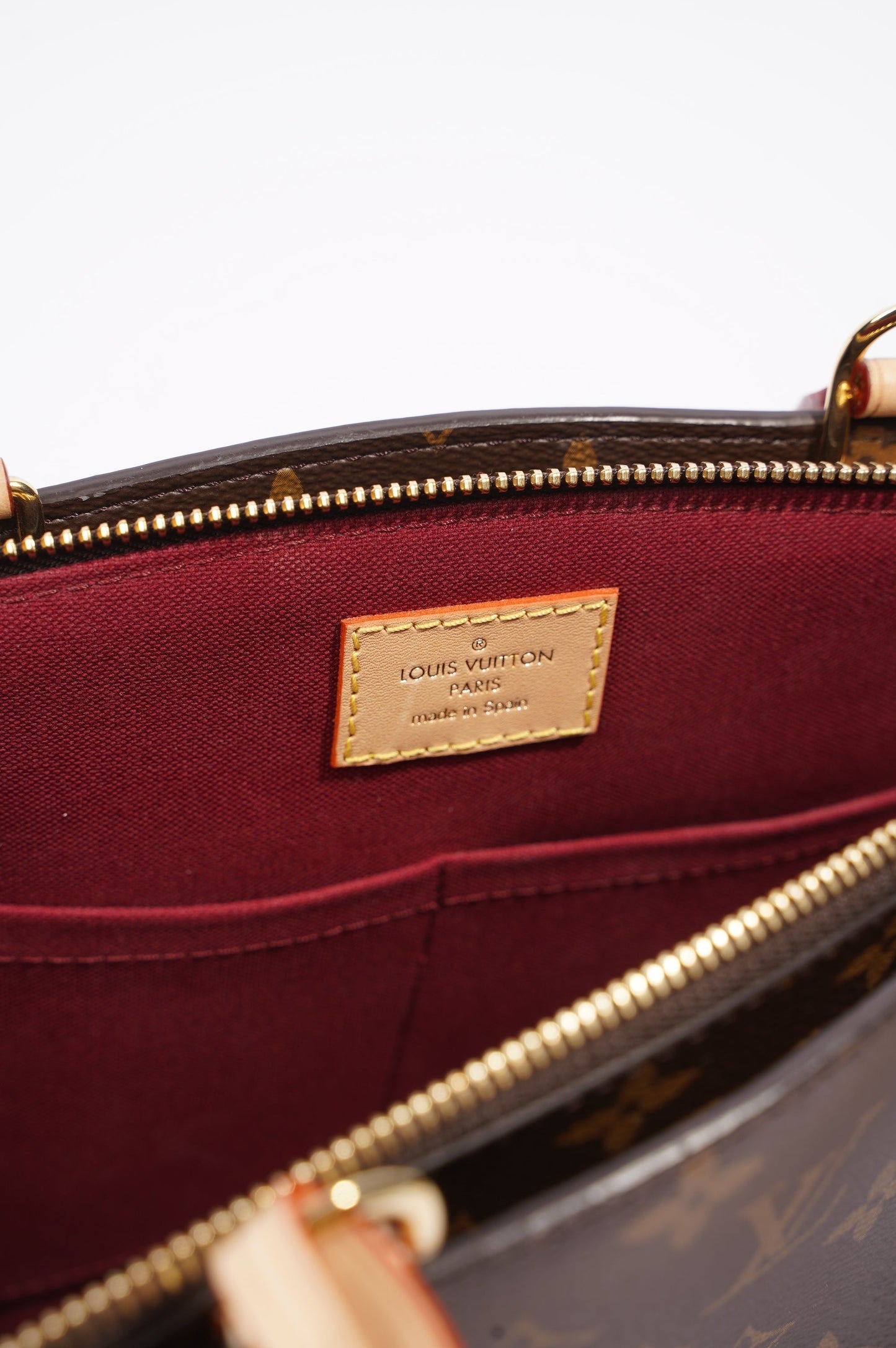 Louis Vuitton Womens Petit Palais Tote Bag Monogram
