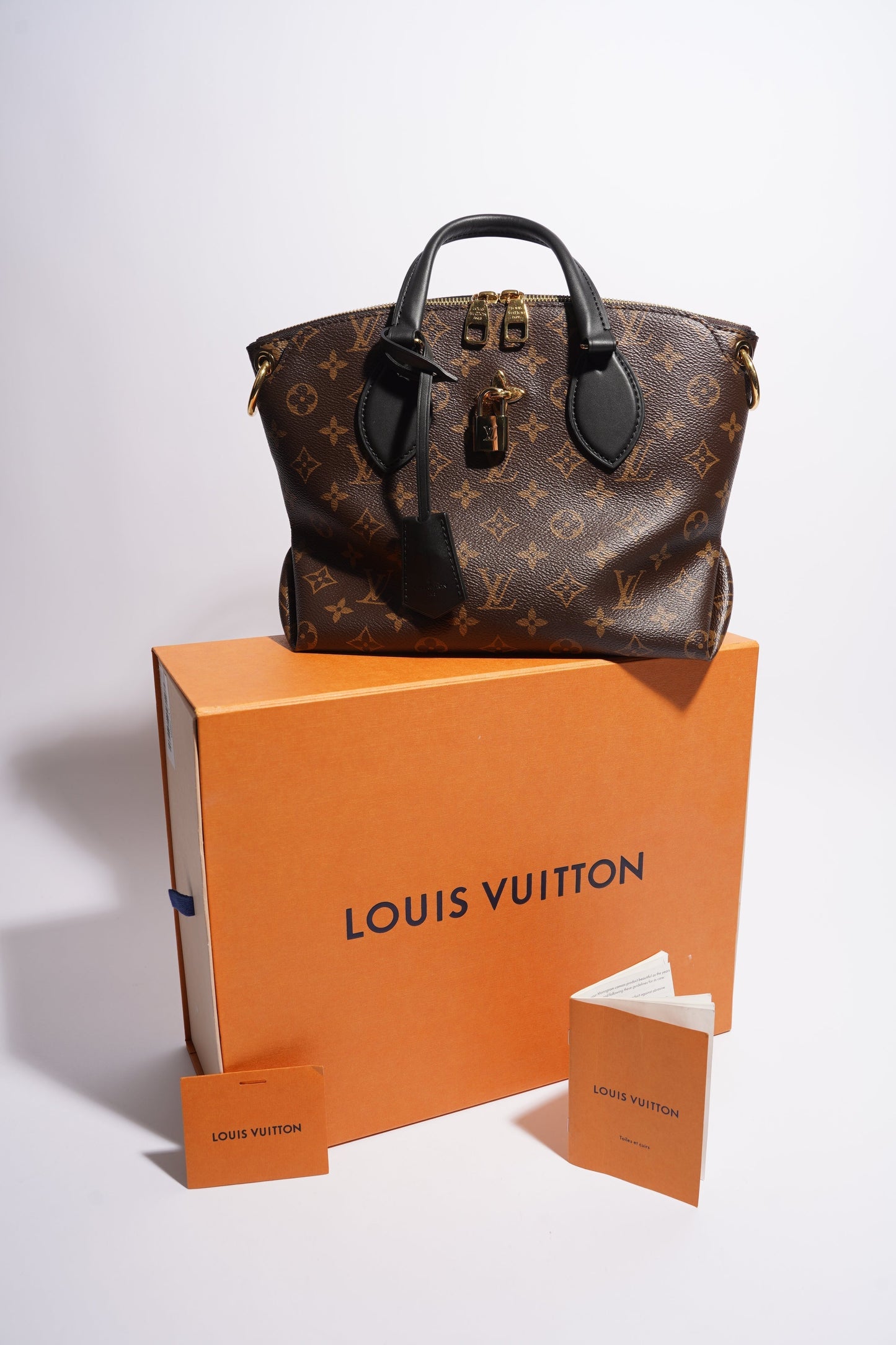 Louis Vuitton Womens Flower Zipped Tote Monogram PM