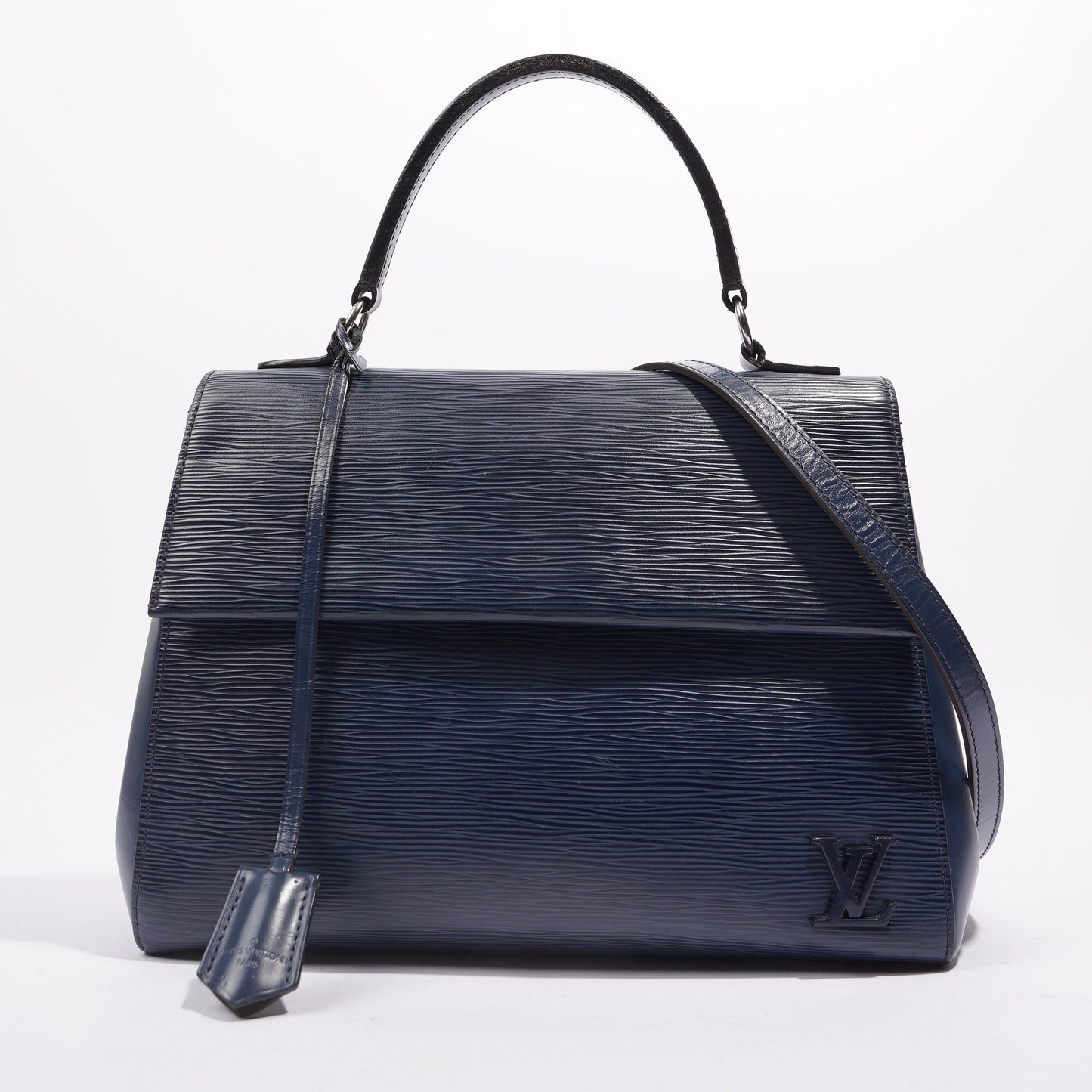 Louis Vuitton Womens Cluny Bag Indigo Epi Leather MM