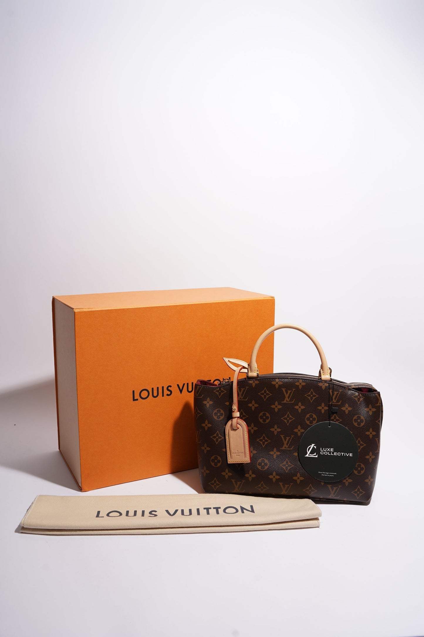 Louis Vuitton Womens Petit Palais Tote Bag Monogram