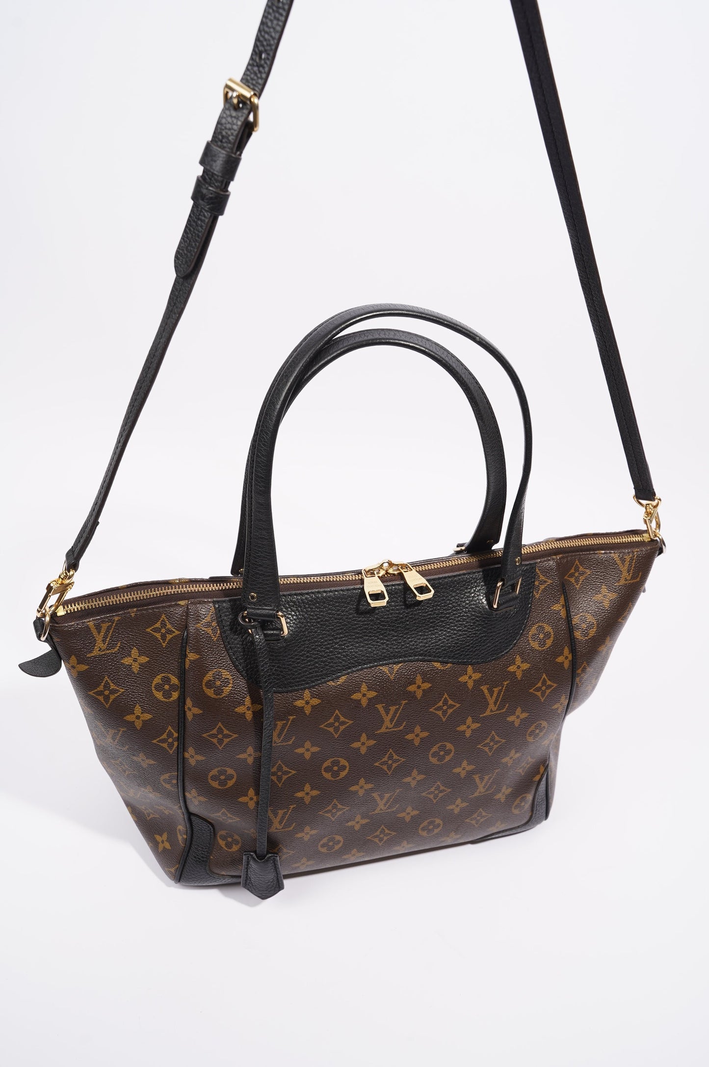Louis Vuitton Womens Estrella Tote Bag Monogram / Black MM