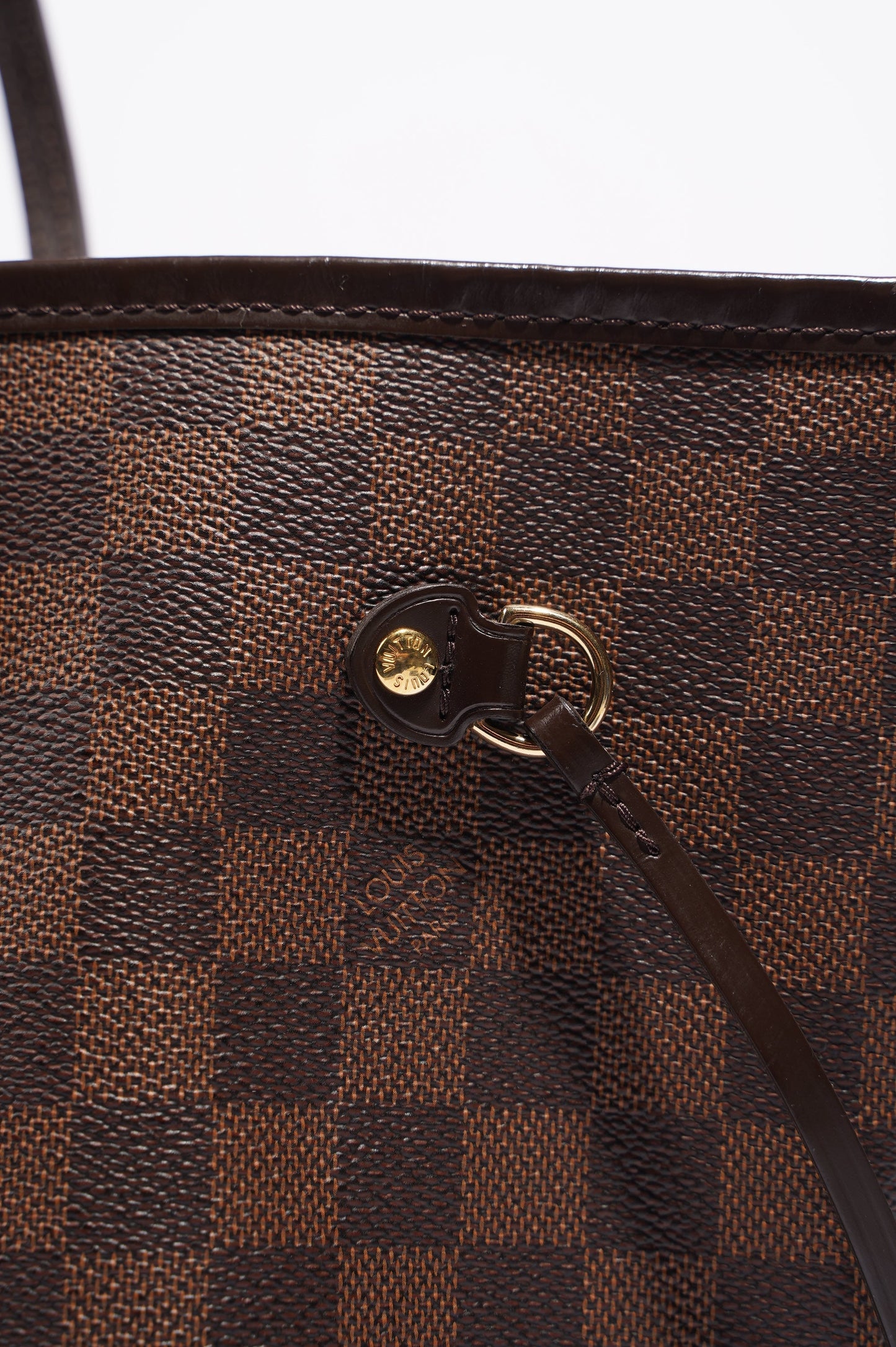 Louis Vuitton Womens Neverfull Damier Ebene MM